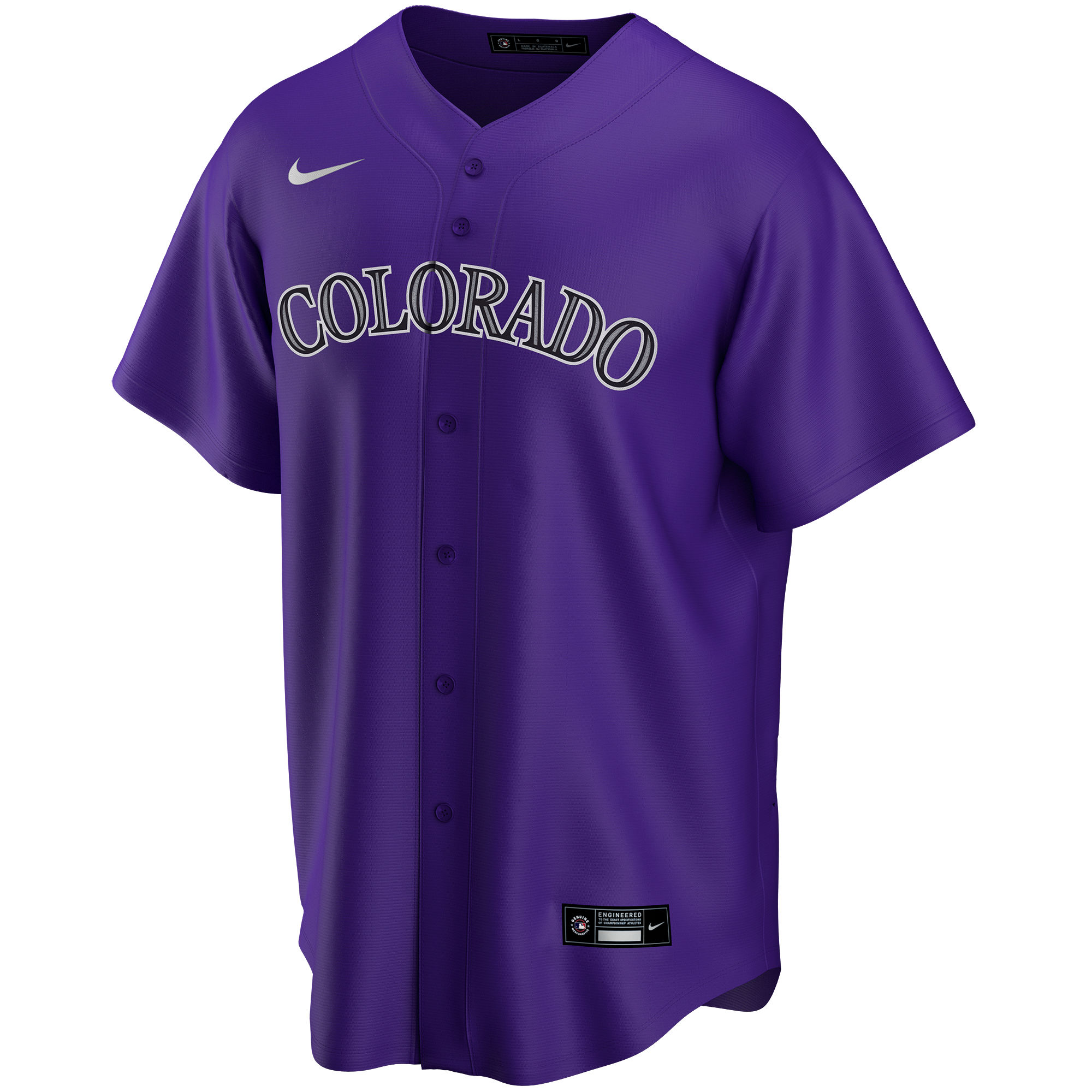 Colorado Rockies Purple Alternate Custom MLB Jersey Men's