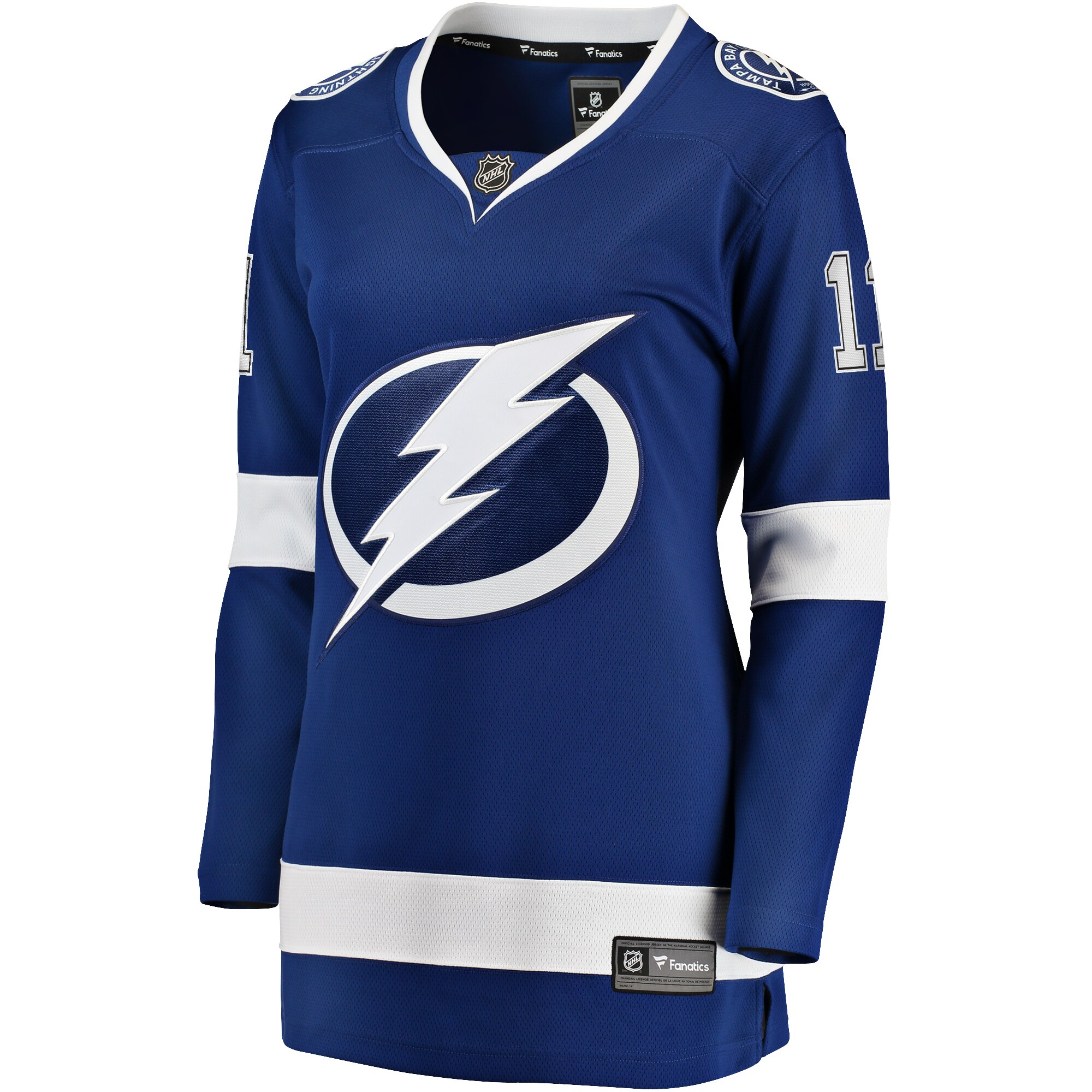 Tampa Bay Lightning Luke Glendening Blue Home Breakaway Player NHL Jersey Women's