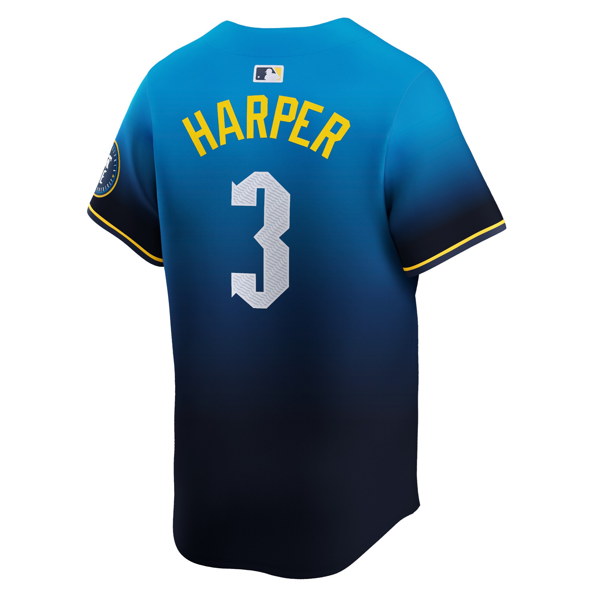 Philadelphia Phillies Bryce Harper Blue 2024 City Connect Limited Player MLB Jersey Men's