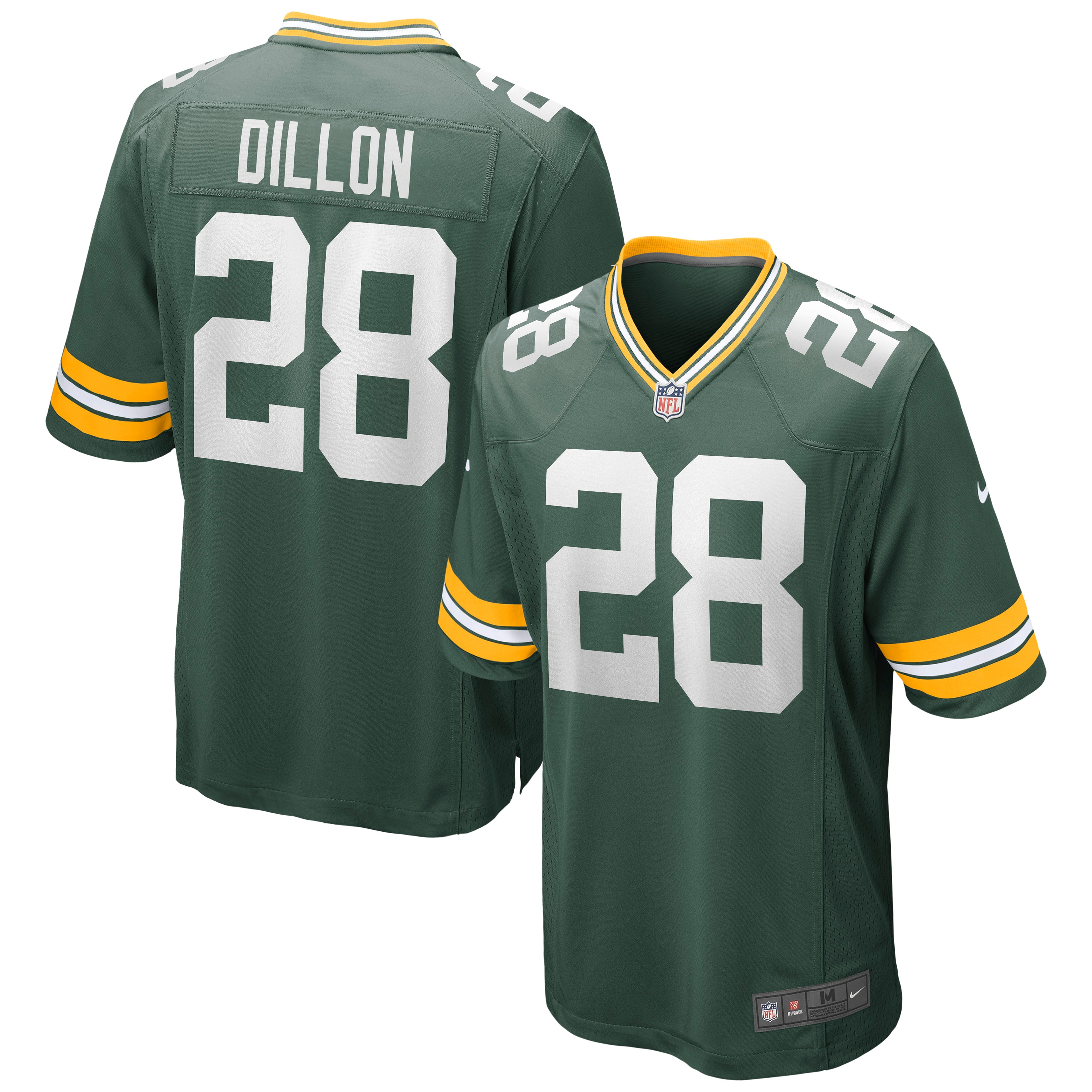 Green Bay Packers AJ Dillon Green Game NFL Jersey Men's