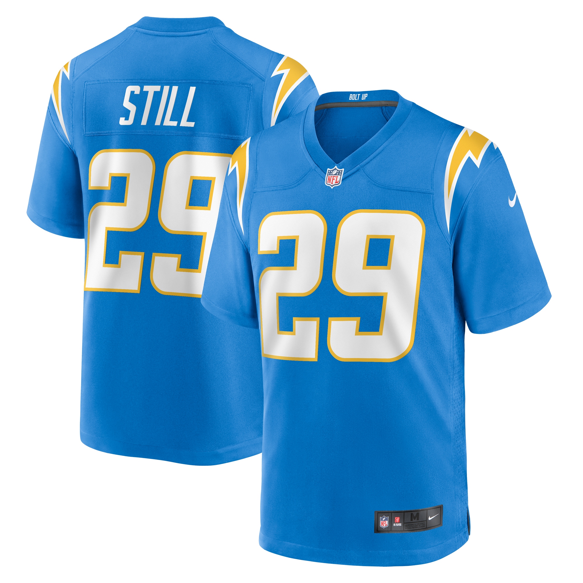Los Angeles Chargers Tarheeb Still Powder Blue Team Game NFL Jersey Men's