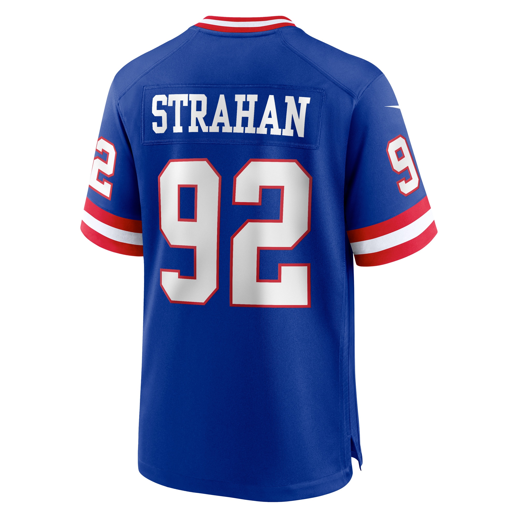 New York Giants Michael Strahan Royal Classic Retired Player Game NFL Jersey Men's