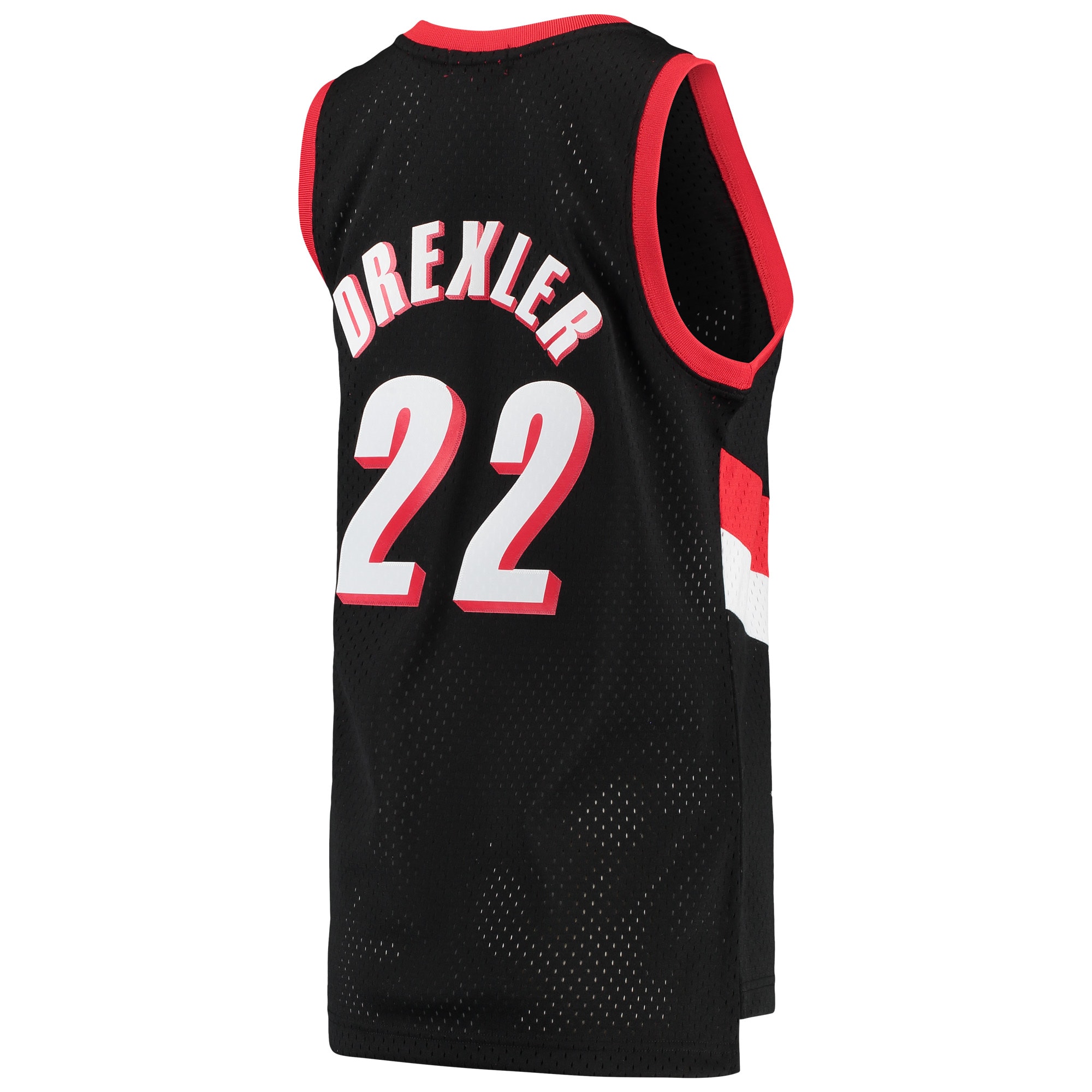 Mitchell Ness Clyde Drexler Black Portland Trail Blazers 1991-92 Hardwood Classics Swingman NBA Jersey Women's