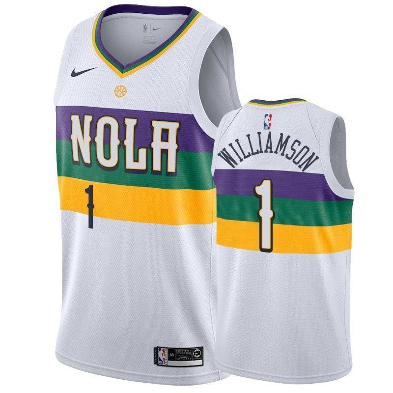 New Orleans Pelicans Zion Williamson City NBA Jersey Men's