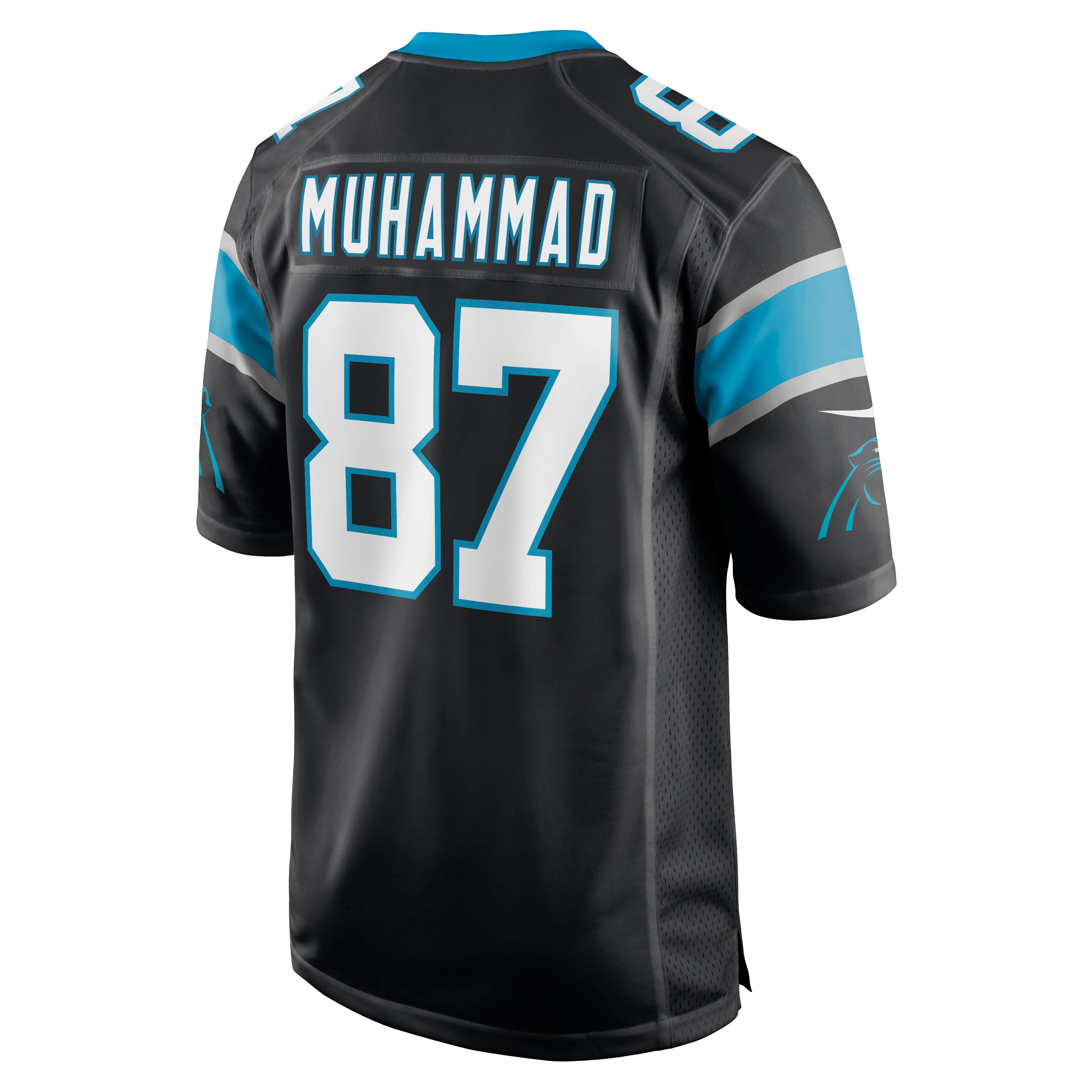 Carolina Panthers Muhsin Muhammad Black Retired Player NFL Jersey Men's