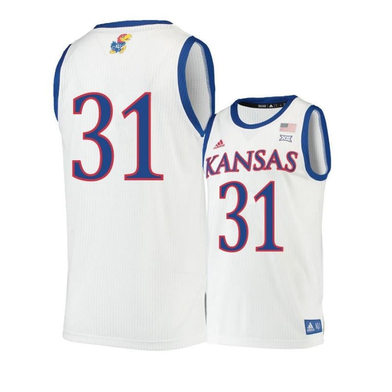 31 Jamari Traylor Beige Kansas Jayhawks NCAA Jersey Men's
