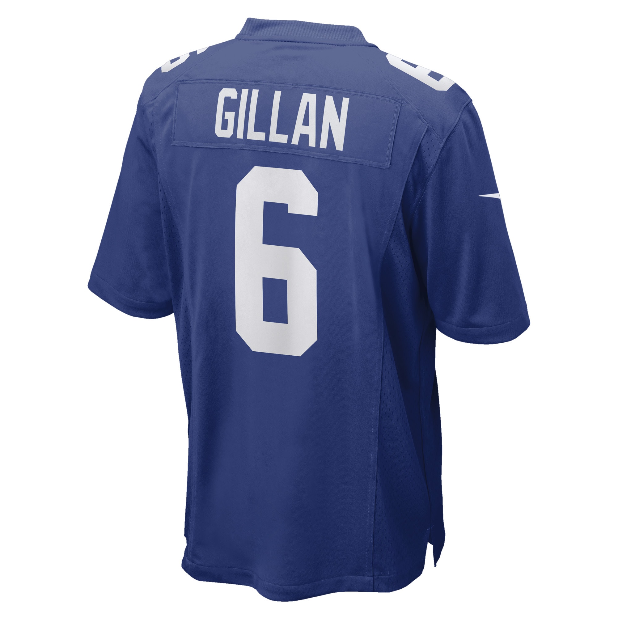New York Giants Jamie Gillan Royal Game Player NFL Jersey Men's