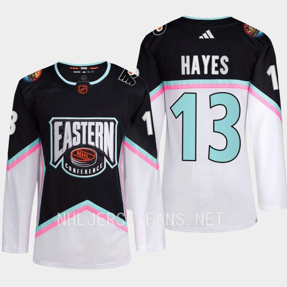 Kevin Hayes 13 Philadelphia Flyers 2023 All Star Game Black Equipment NHL Jersey Men's