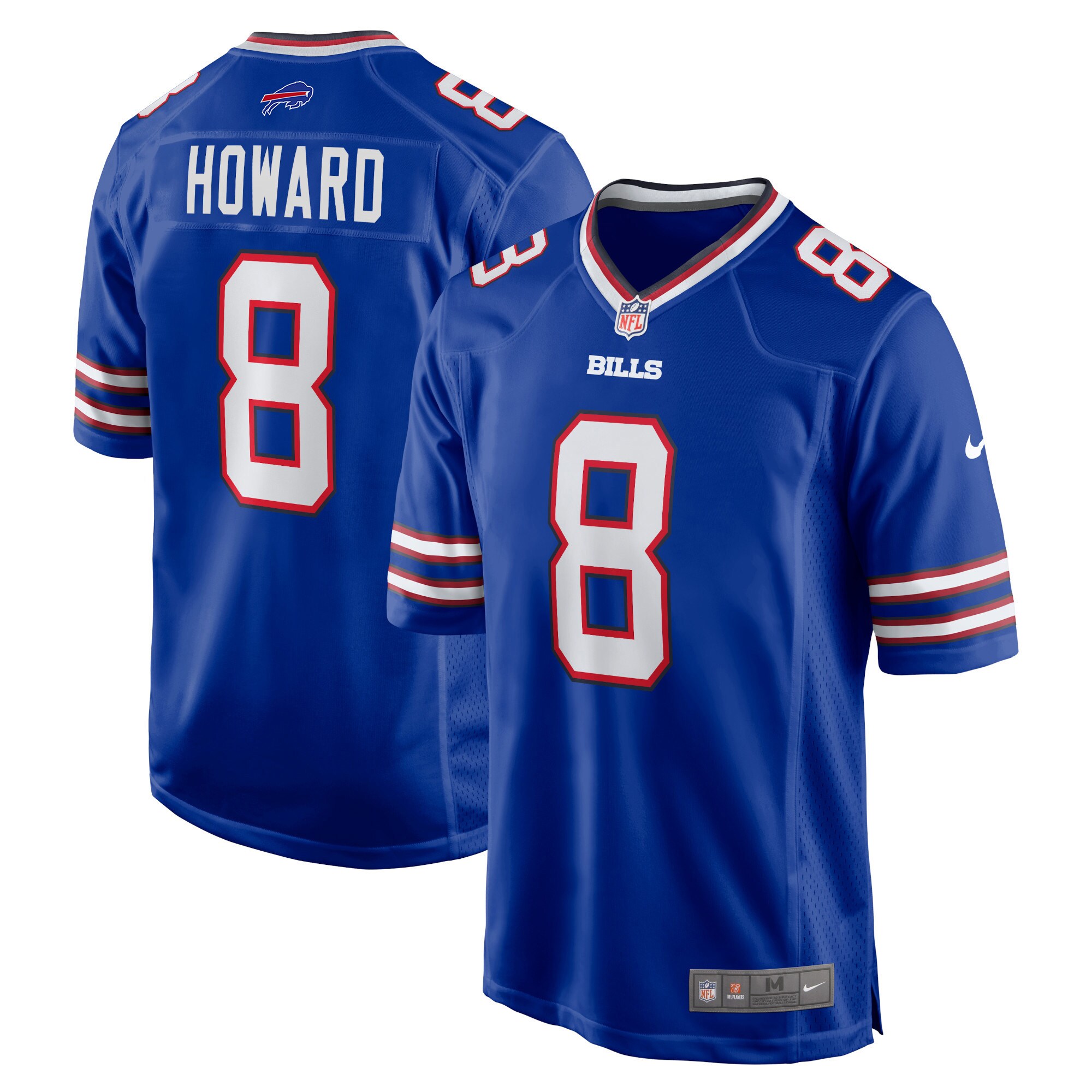 Buffalo Bills O.J. Howard Royal Player Game NFL Jersey Men's