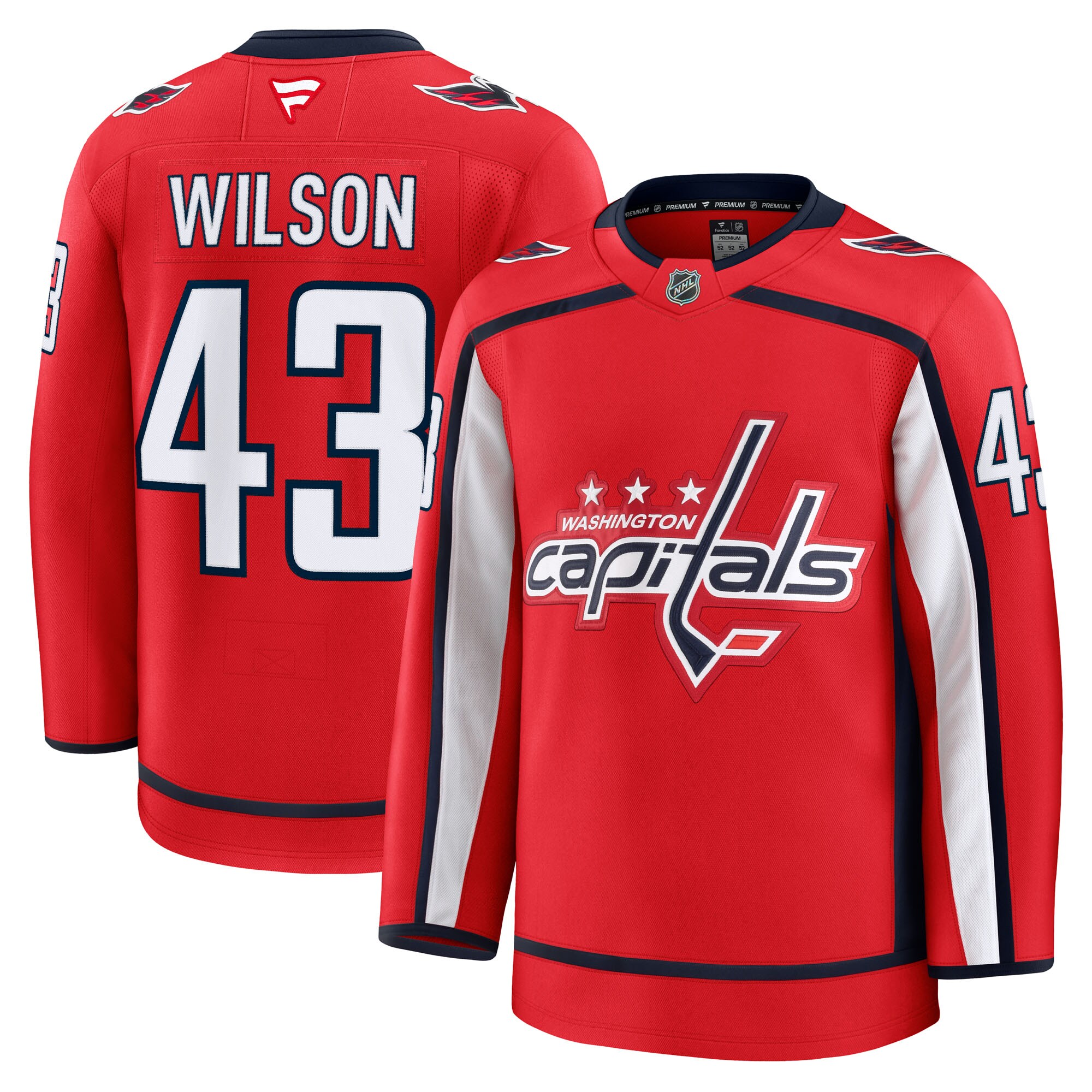Washington Capitals Tom Wilson Red Home Premium NHL Jersey Men's