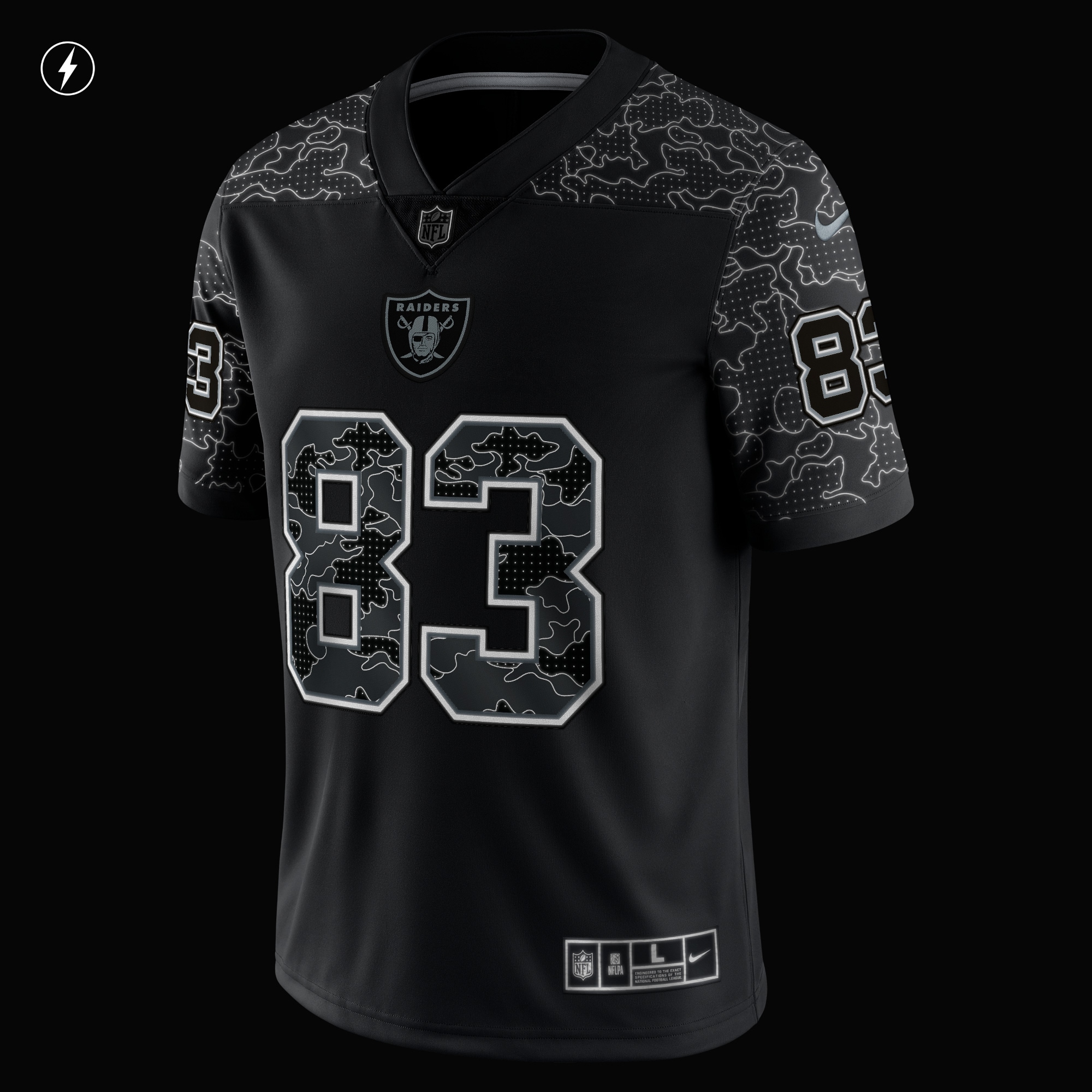 Las Vegas Raiders Darren Waller Black RFLCTV Limited NFL Jersey Men's