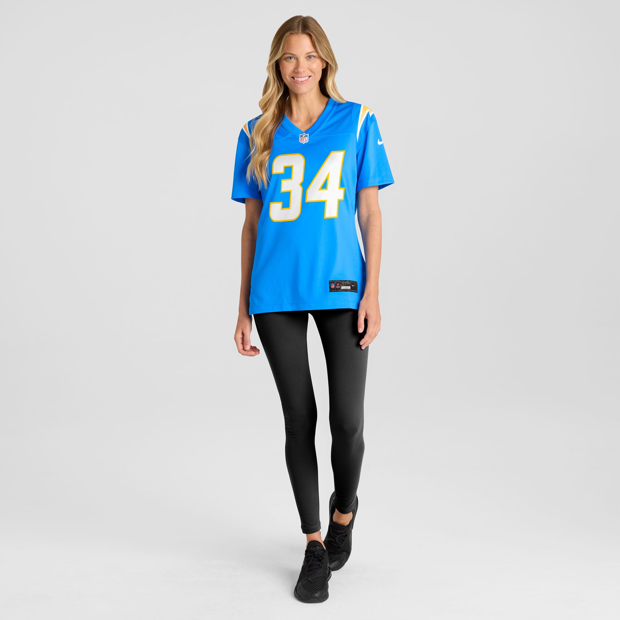 Los Angeles Chargers Jaret Patterson Powder Blue Team Game NFL Jersey Women's