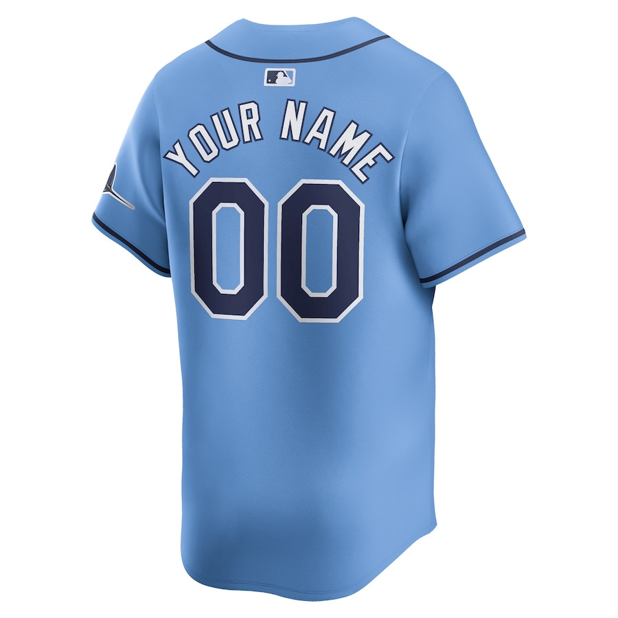 Tampa Bay Rays Alternate Limited Custom Light Blue MLB Jersey Men's