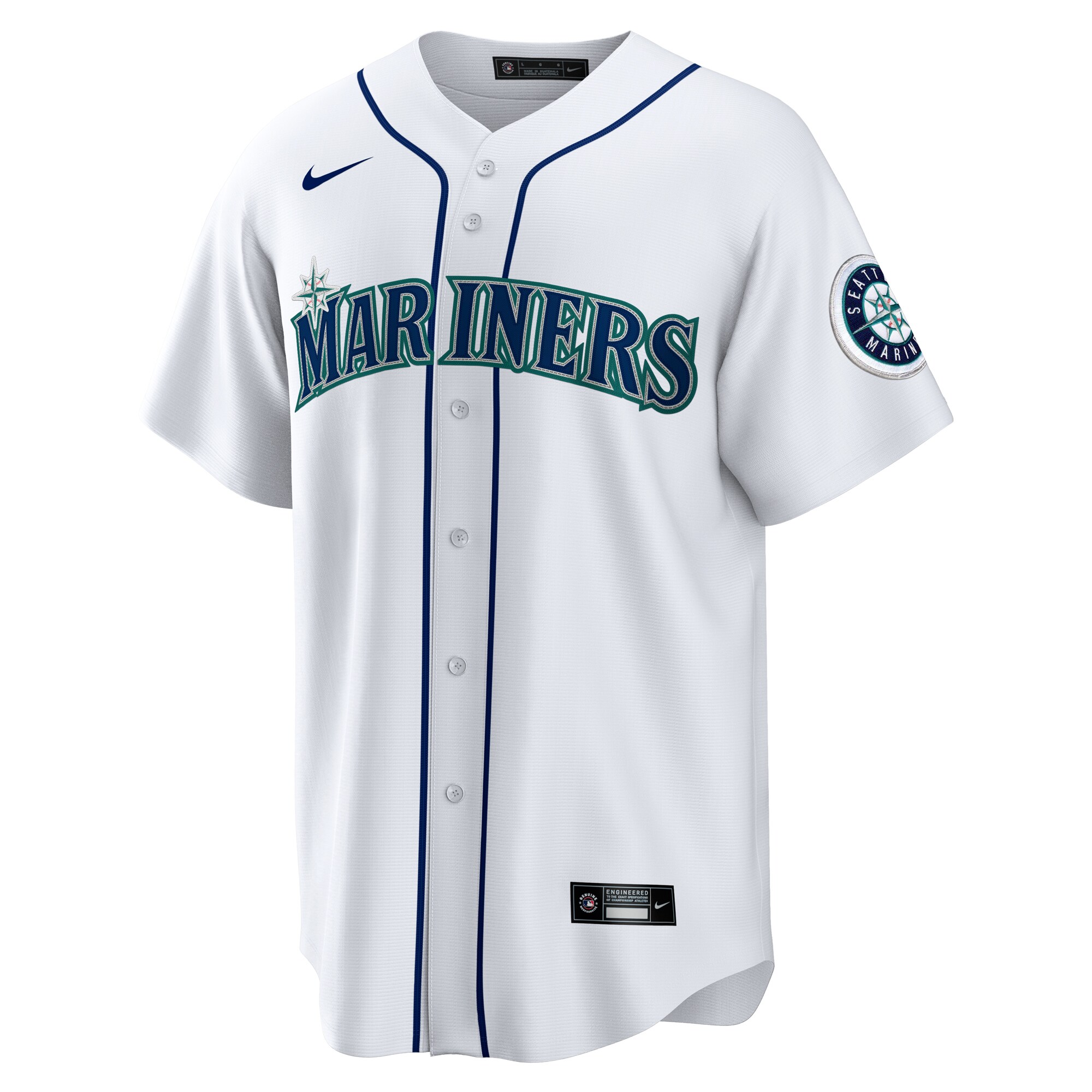 Seattle Mariners Julio Rodr?guez White Home MLB Jersey Men's