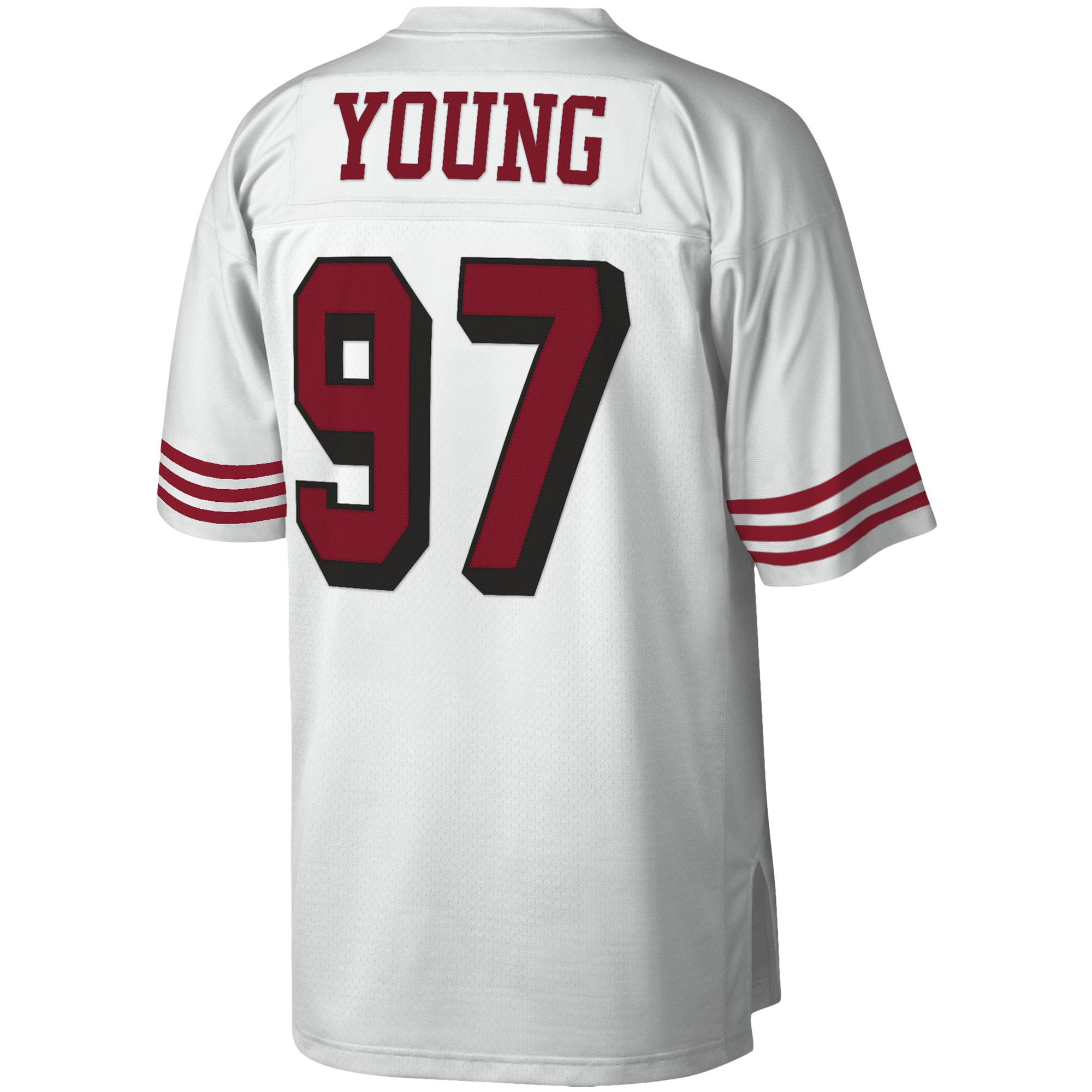 San Francisco 49ers Bryant Young Mitchell Ness White Legacy NFL Jersey Men's