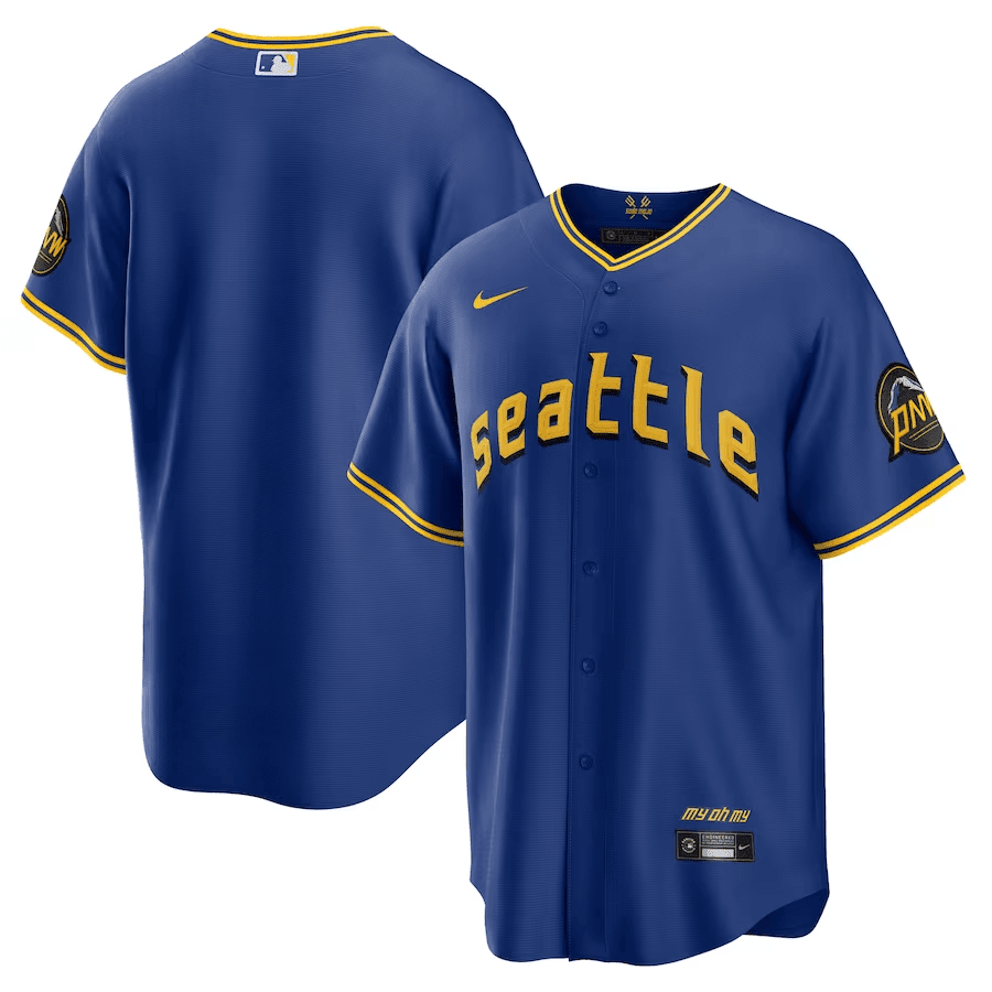 Seattle Mariners 2023 City Connect Game Royal MLB Jersey Men's
