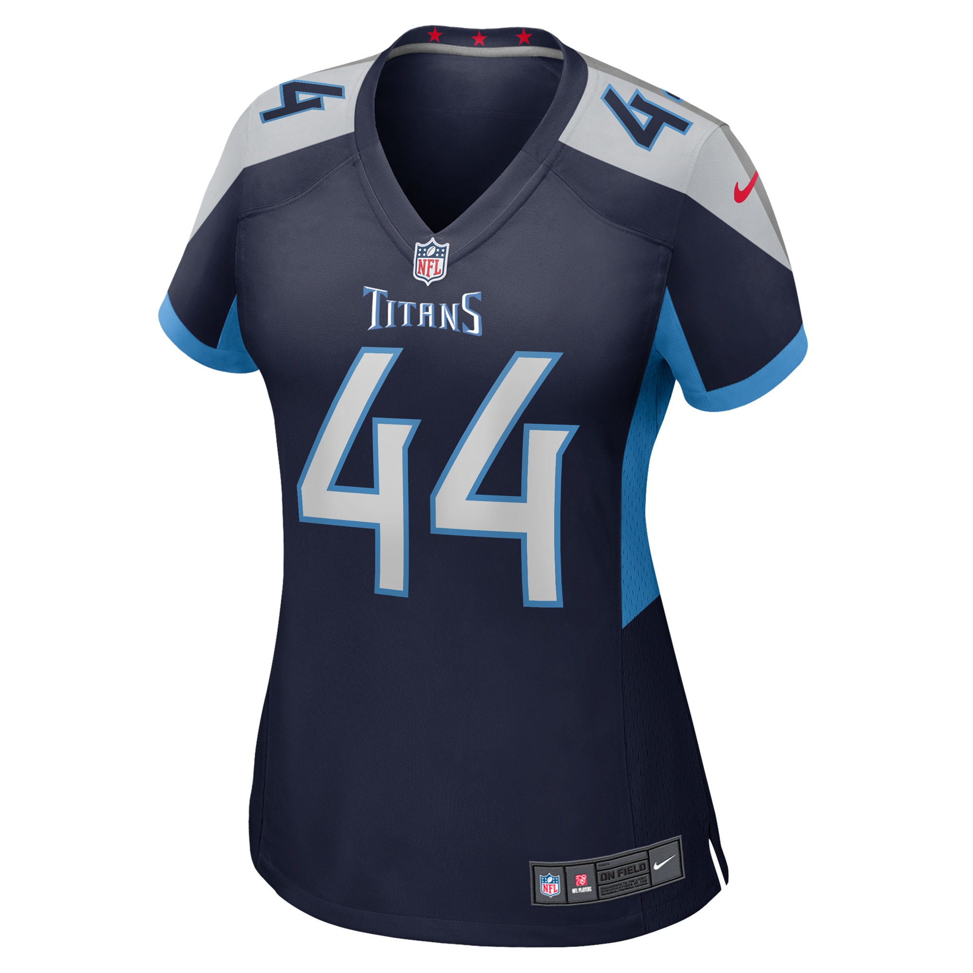 Tennessee Titans Mike Brown Navy Game NFL Jersey Women's