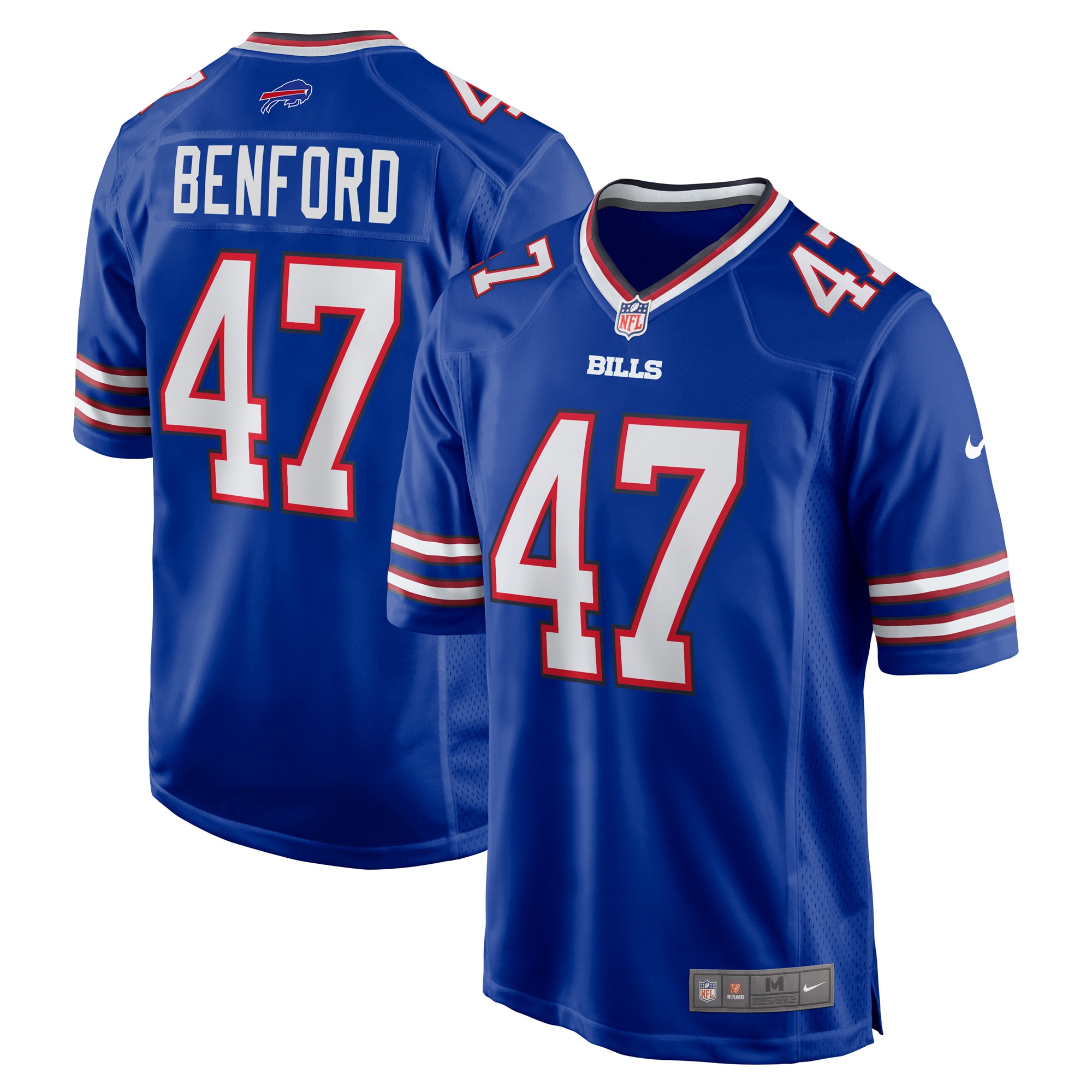 Buffalo Bills Christian Benford Royal Game NFL Jersey Men's