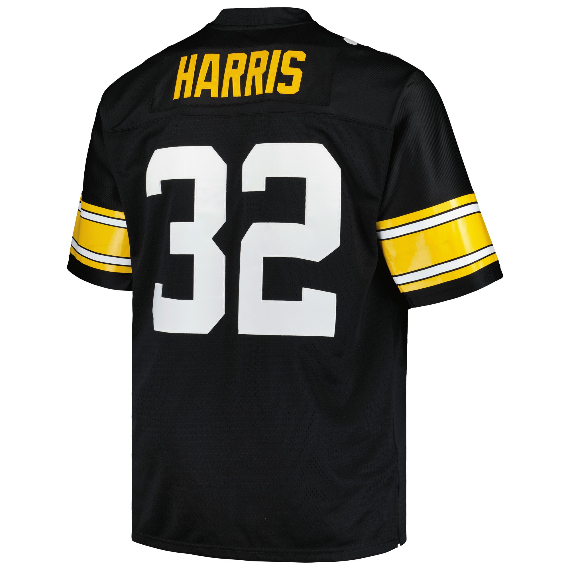 Pittsburgh Steelers Franco Harris Mitchell Ness Black Big Tall 1976 Legacy Retired Player NFL Jersey Men's