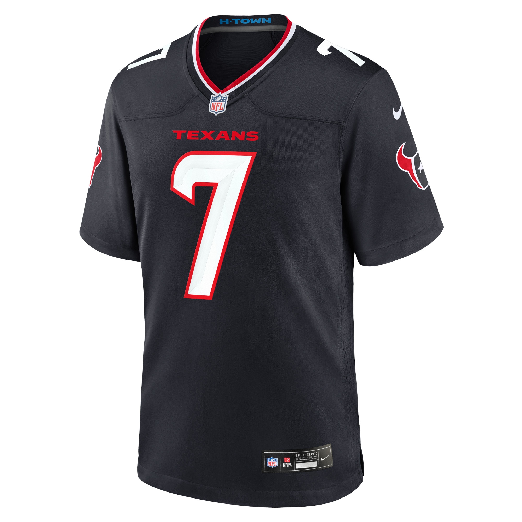 Houston Texans C.J. Stroud Navy Game NFL Jersey Men's