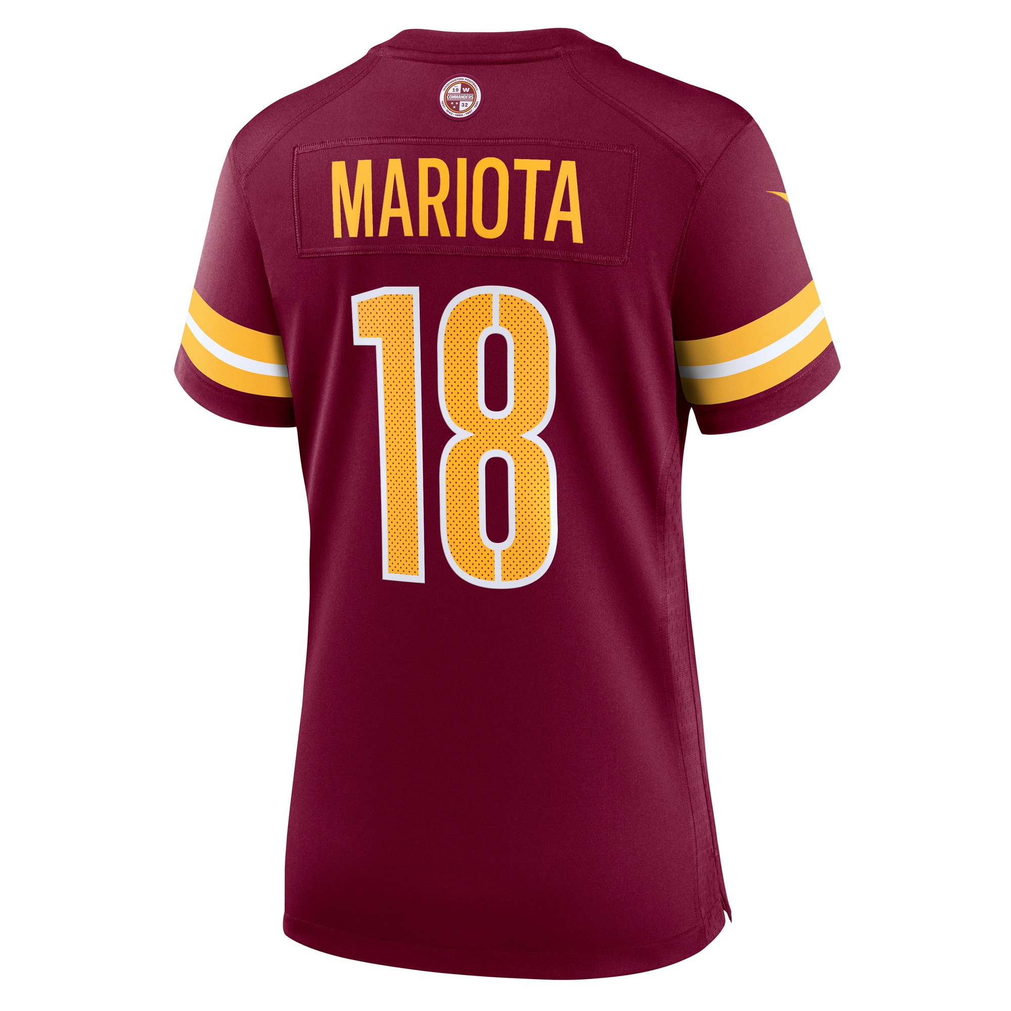 Washington Commanders Marcus Mariota Burgundy Game NFL Jersey Women's
