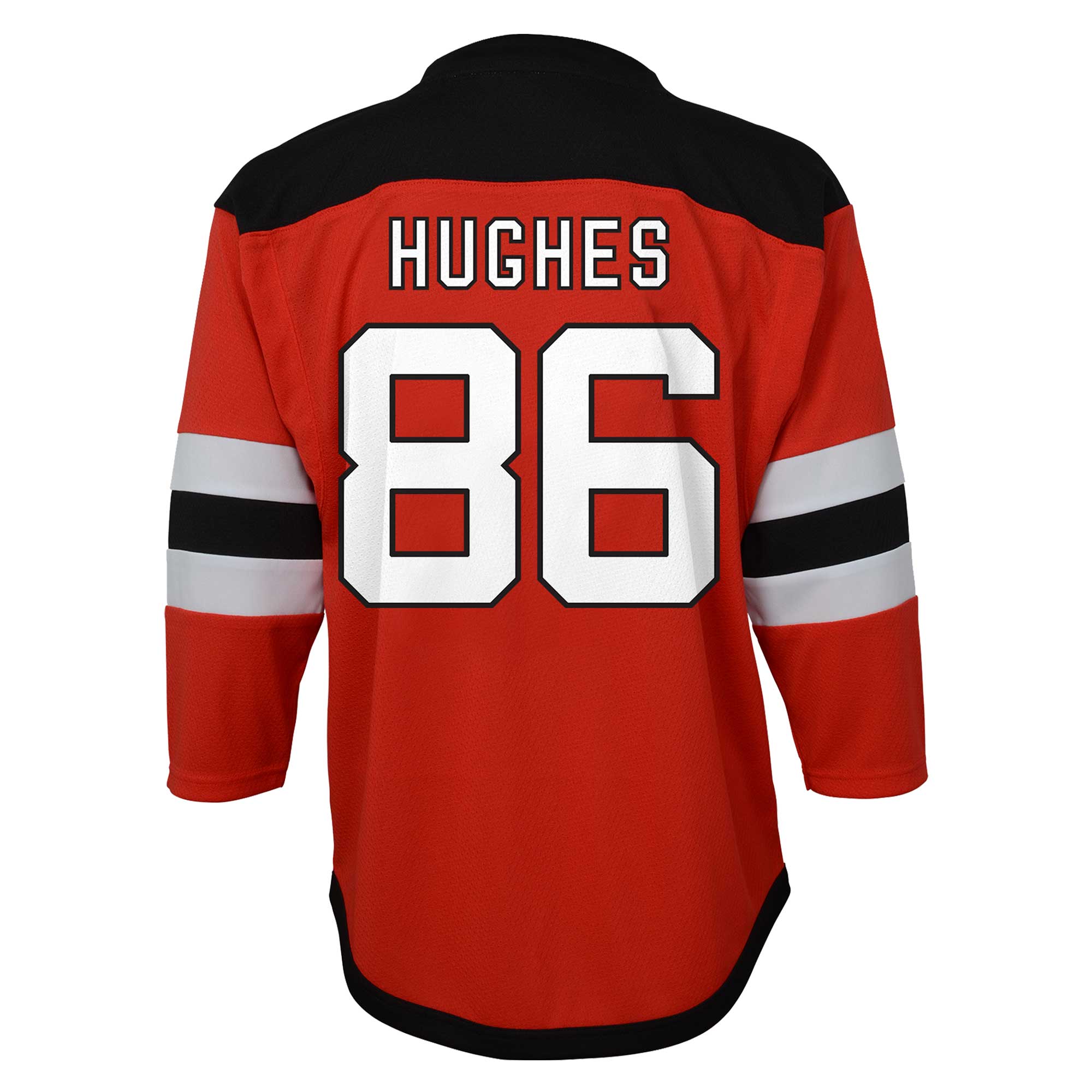 Infant New Jersey Devils Jack Hughes Red Home Player NHL Jersey Men's