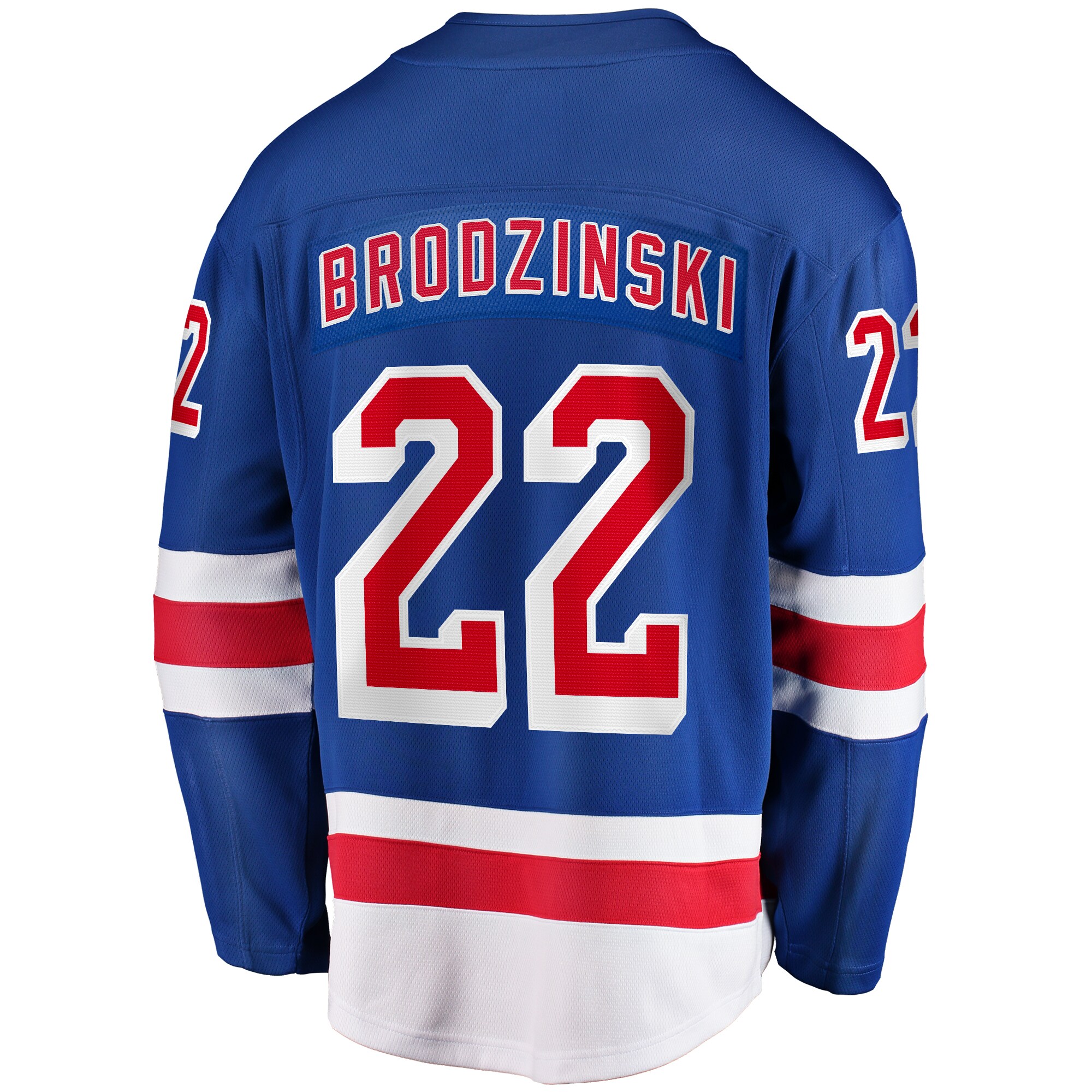 New York Rangers Jonny Brodzinski Blue Home Premier Breakaway Player NHL Jersey Men's