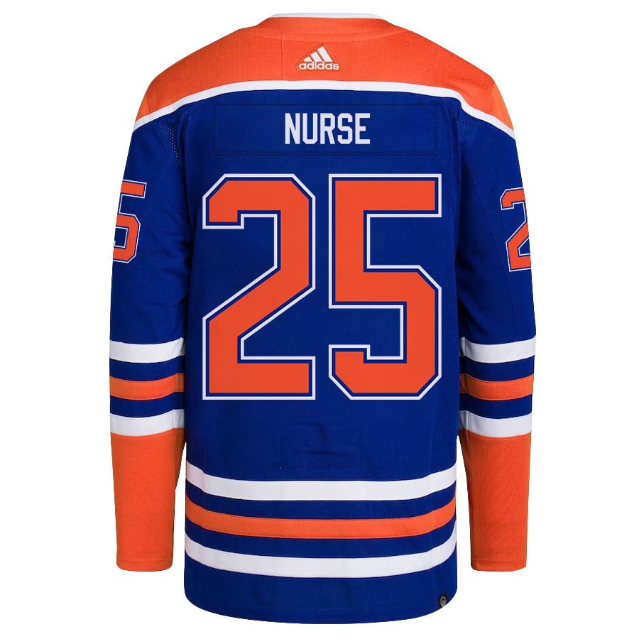 Darnell Nurse 25 Edmonton Oilers 2024 STANLEY CUP Final Home Primegreen Royal NHL Jersey Men's
