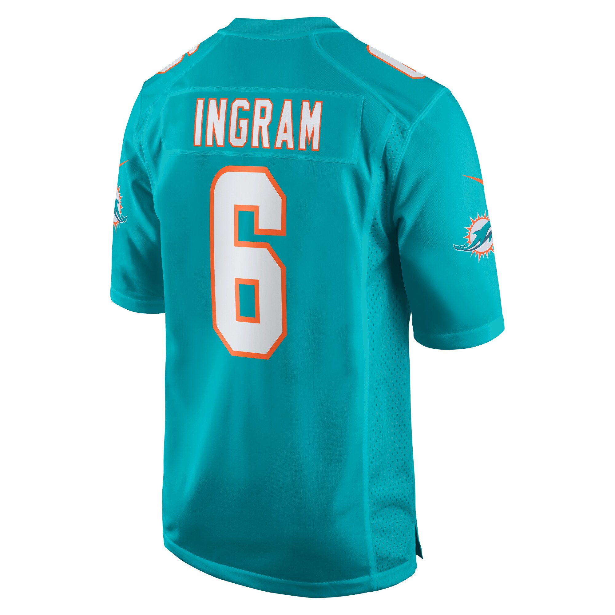 Miami Dolphins Melvin Ingram Aqua Home Game Player NFL Jersey Men's