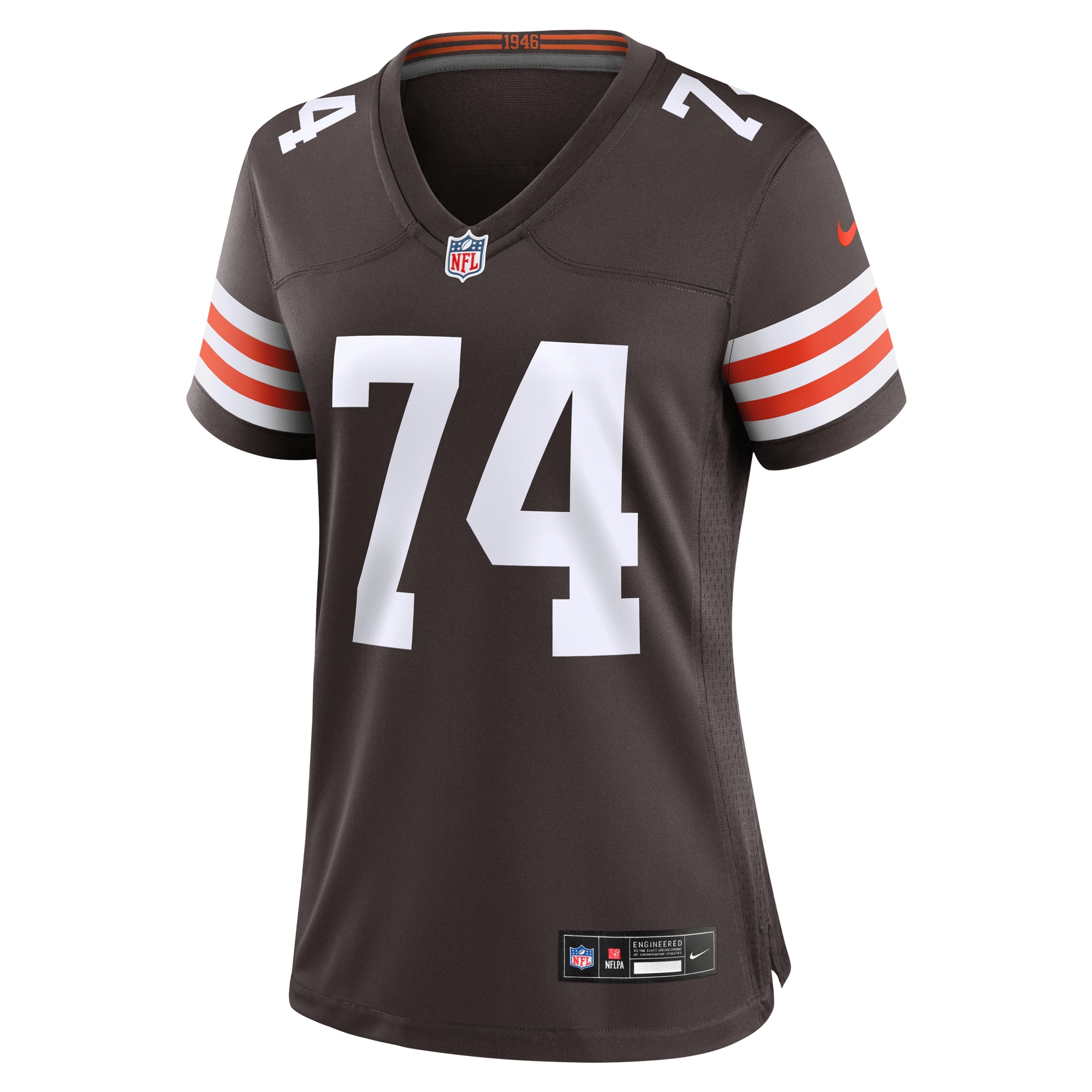 Cleveland Browns Hakeem Adeniji Brown Game NFL Jersey Women's