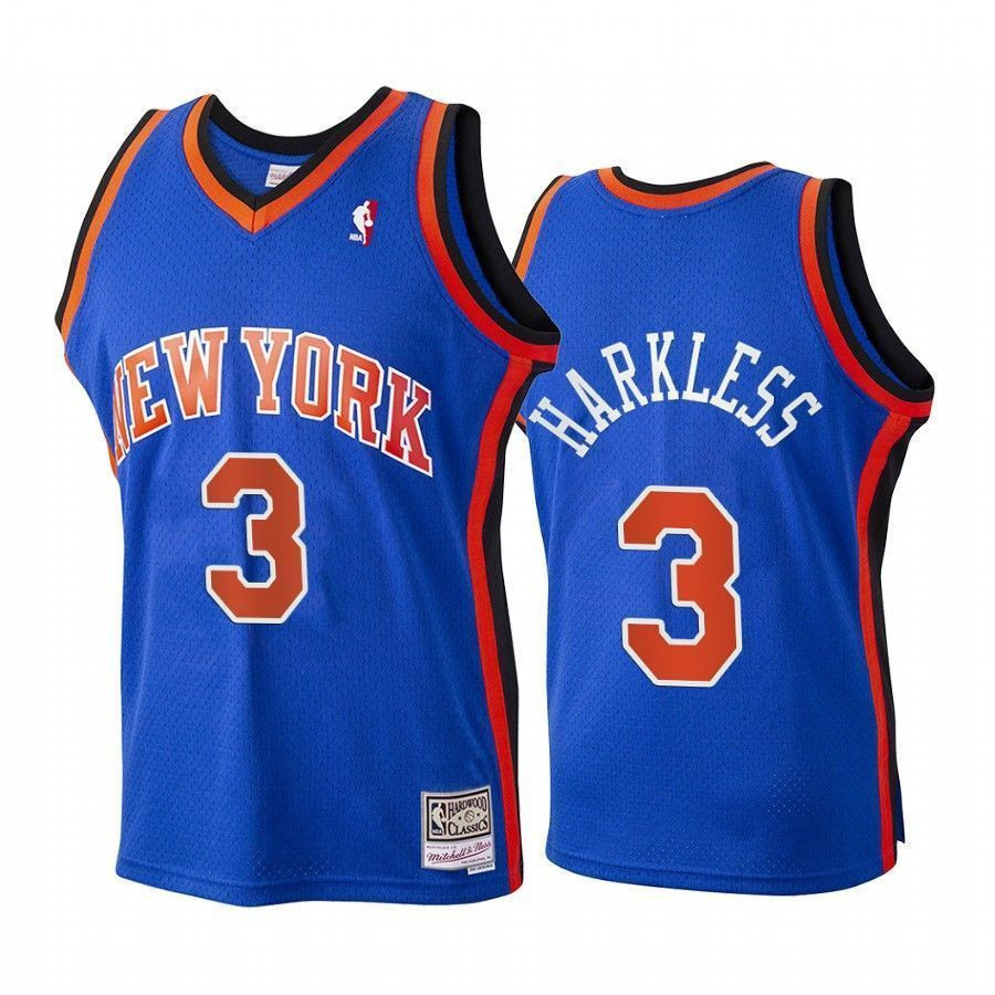 Maurice Harkless New York Knicks Hardwood Classics Blue NBA Jersey Youth