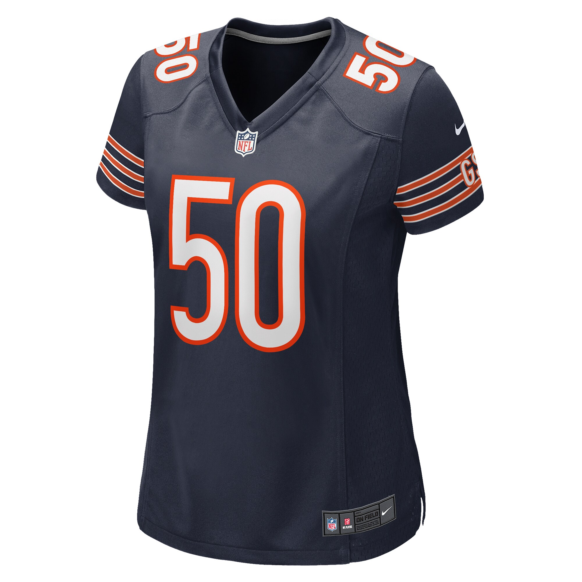 Chicago Bears Deslin Alexandre Navy Team Game NFL Jersey Women's