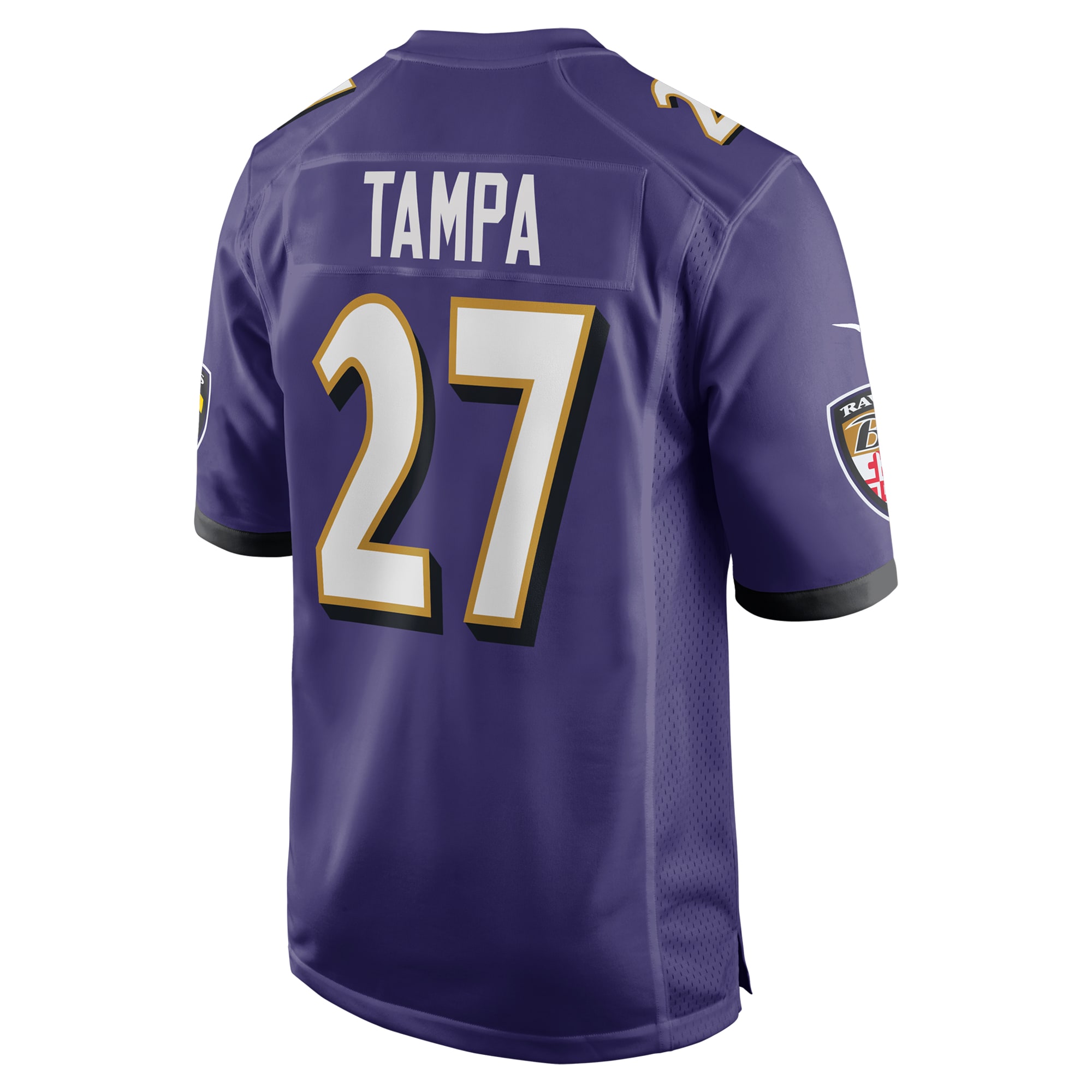 Baltimore Ravens T.J. Tampa Purple Team Game NFL Jersey Men's