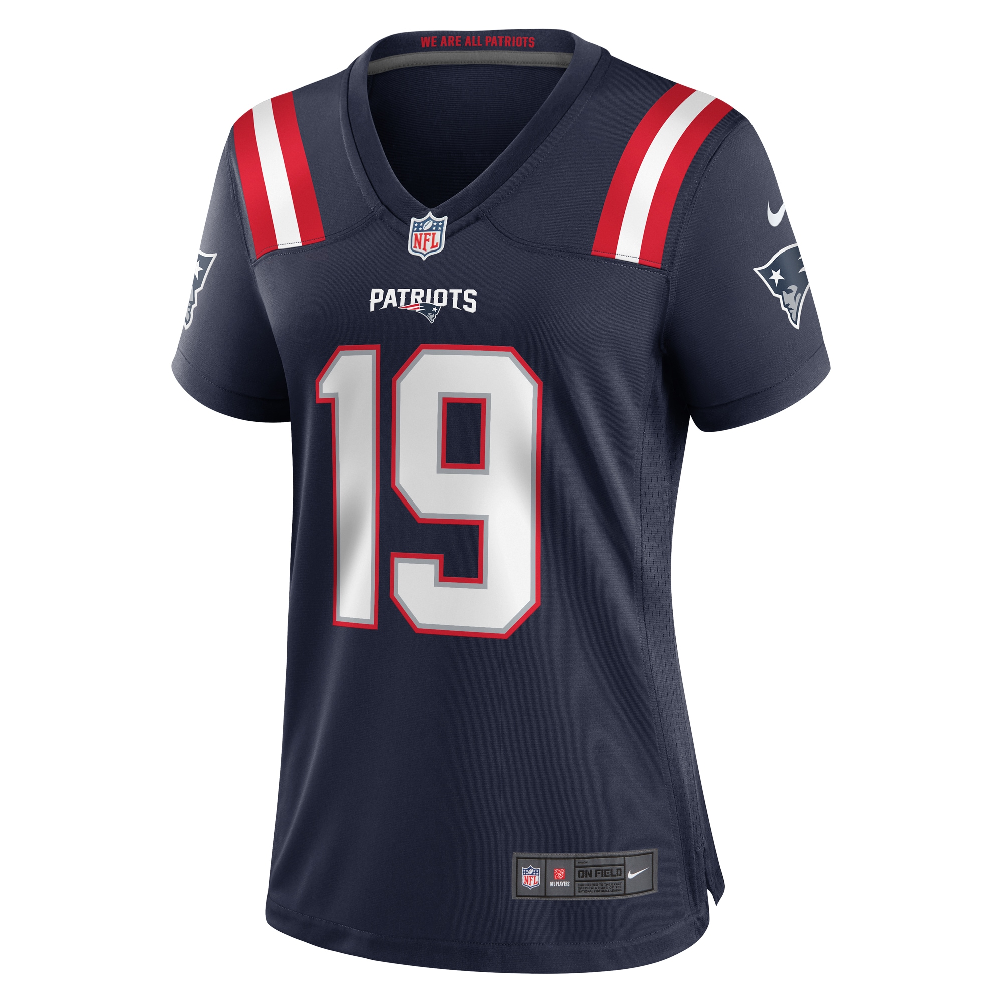 New England Patriots Garrett Gilbert Navy Home Game Player NFL Jersey Women's