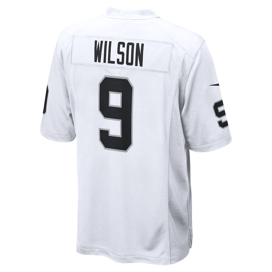 Tyree Wilson 9 Las Vegas Raiders Game White NFL Jersey Men's