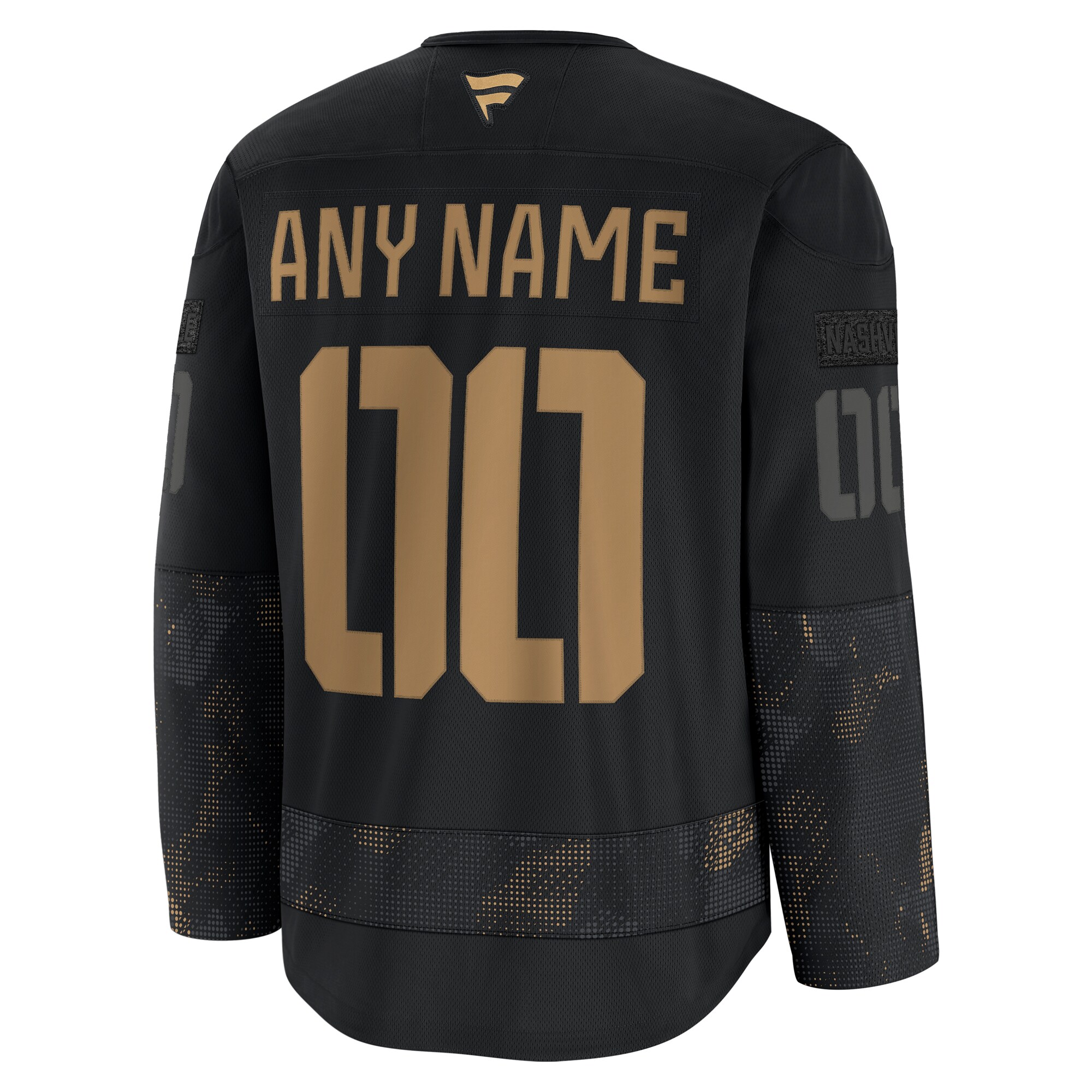 Nashville Predators Black 2024 Military Appreciation Custom Practice NHL Jersey Men's