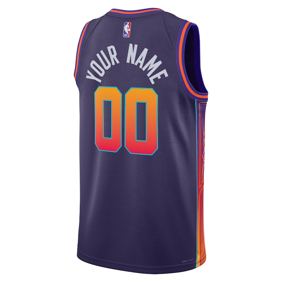 Phoenix Suns 2023/24 City Edition Swingman Custom Purple NBA Jersey Men's