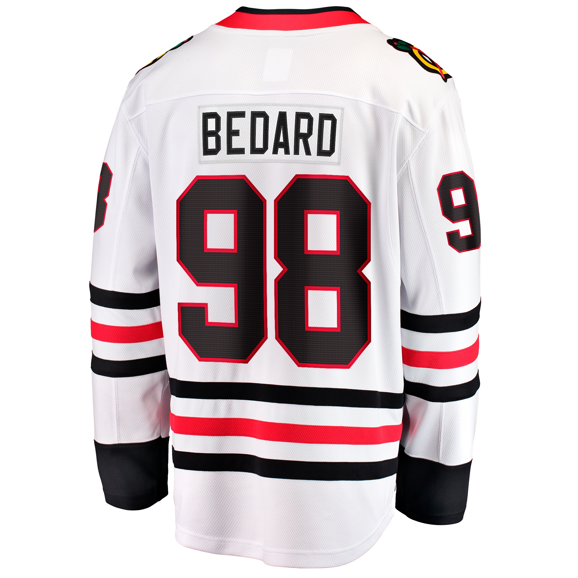 Chicago Blackhawks Connor Bedard White Away Breakaway Player NHL Jersey Men's