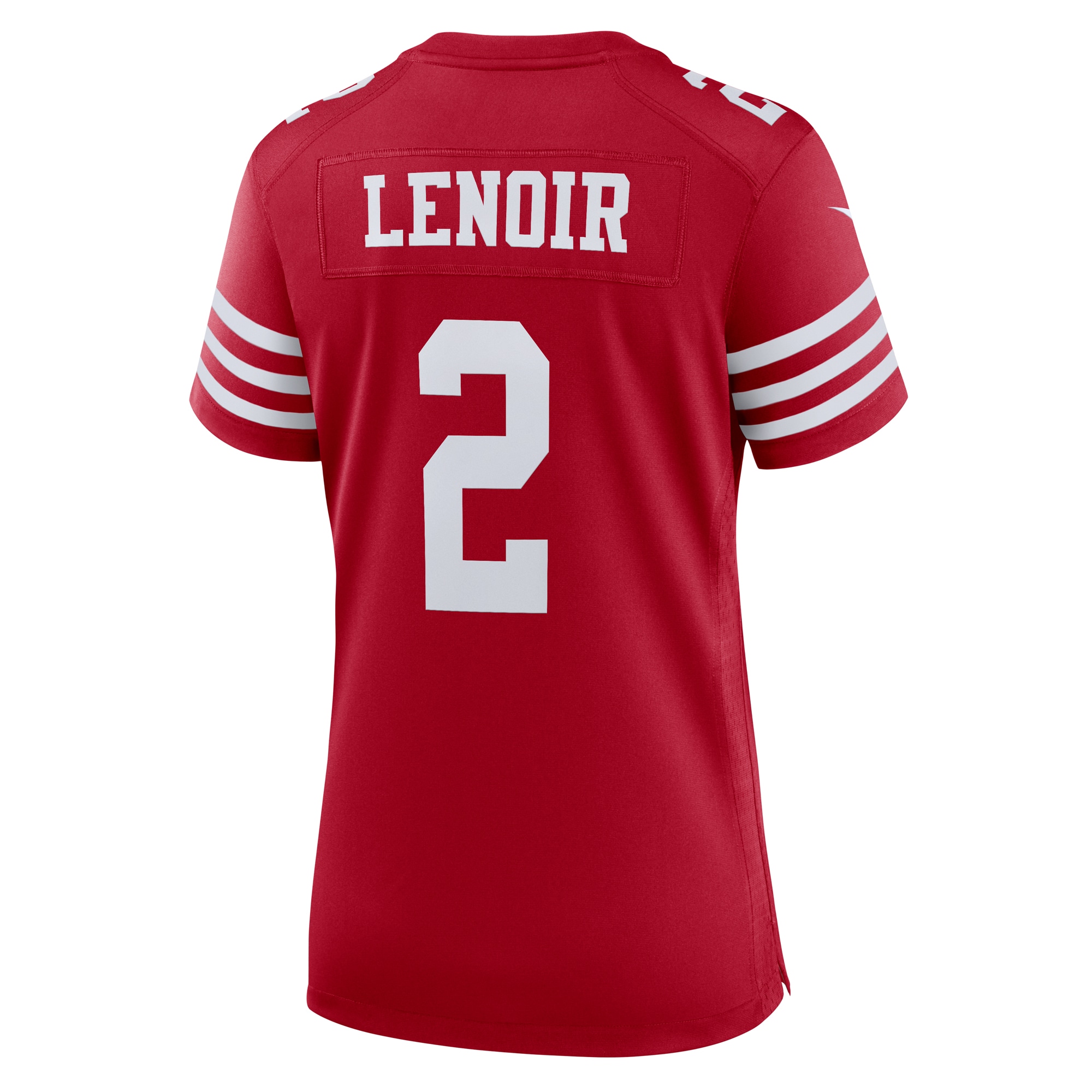 San Francisco 49ers Deommodore Lenoir Scarlet Game NFL Jersey Women's