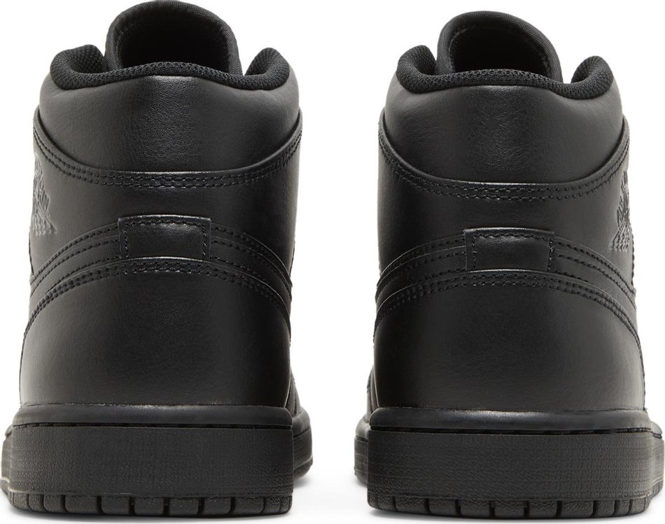 Air Jordan 1 Mid Triple Black 2022 554724-093