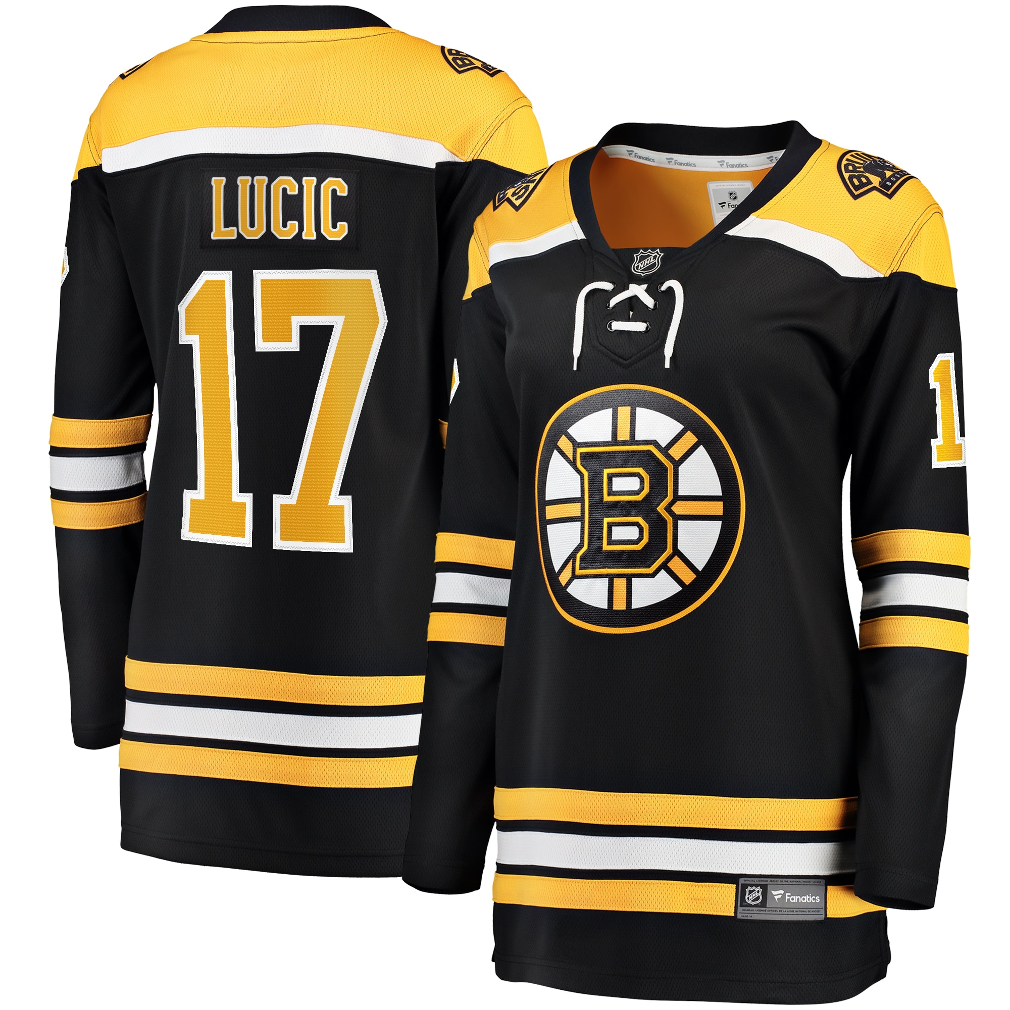 Boston Bruins Milan Lucic Black Home Breakaway Player NHL Jersey Women's
