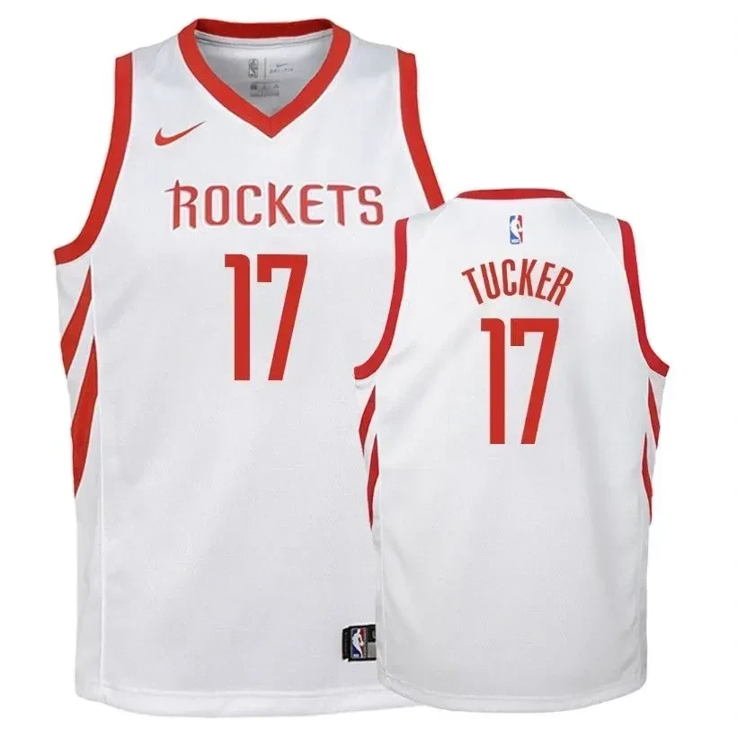 Houston Rockets P.j. Tucker 17 Association Editio White NBA Jersey Youth