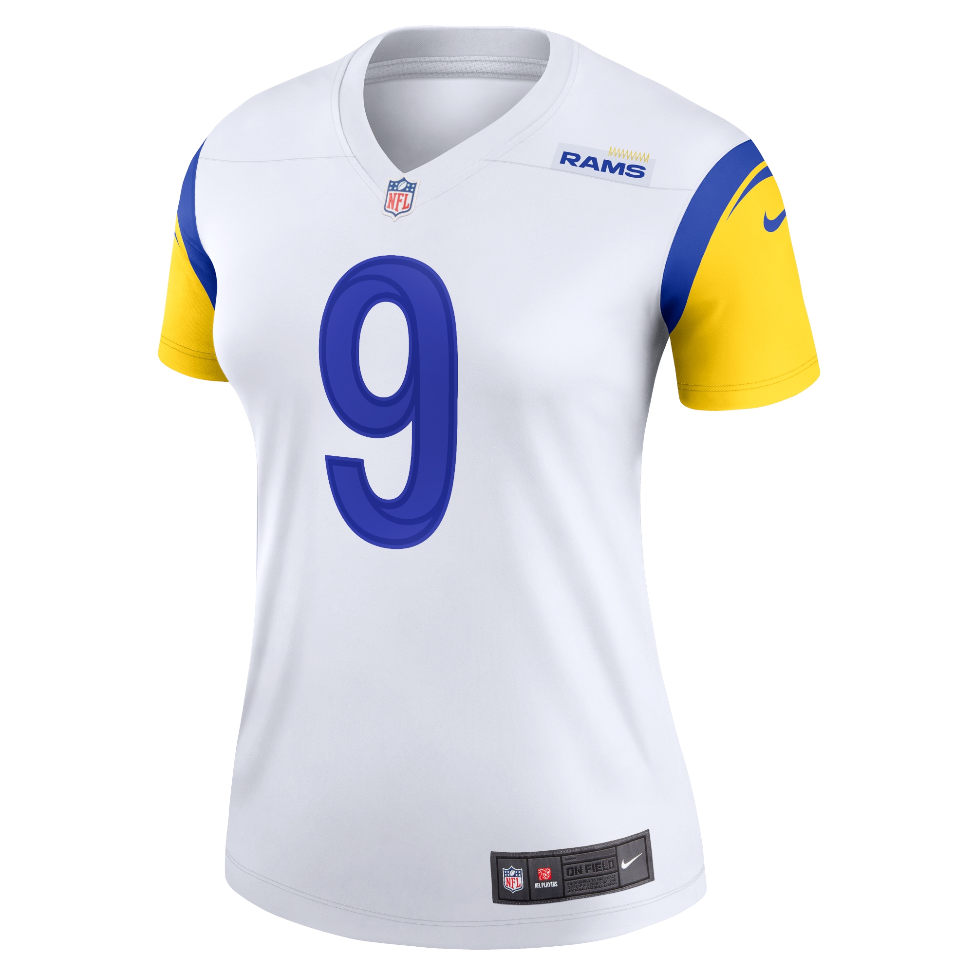 Los Angeles Rams Matthew Stafford White Alternate Legend Player Performance Top NFL Jersey Women's
