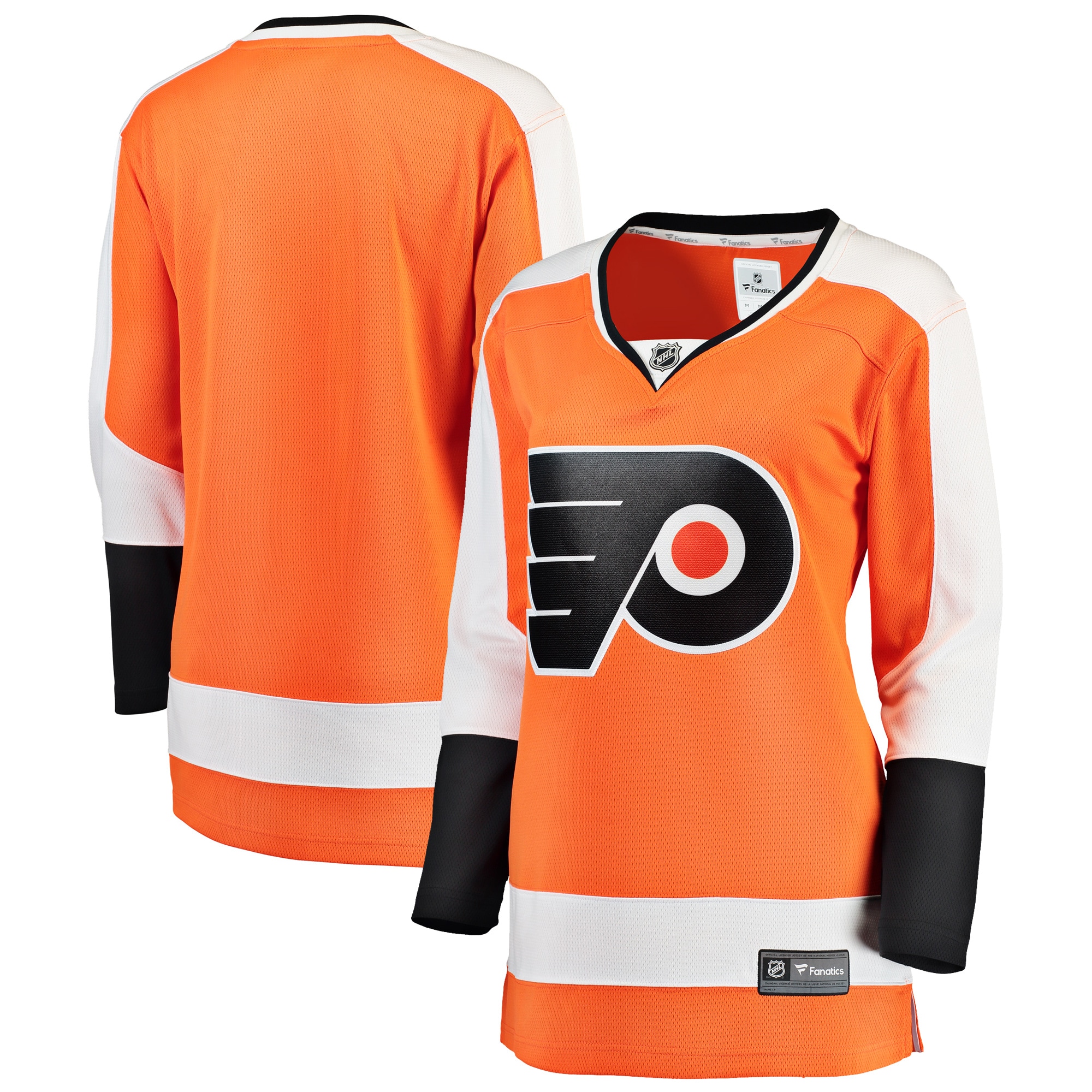 Philadelphia Flyers Orange Breakaway Home NHL Jersey Women's