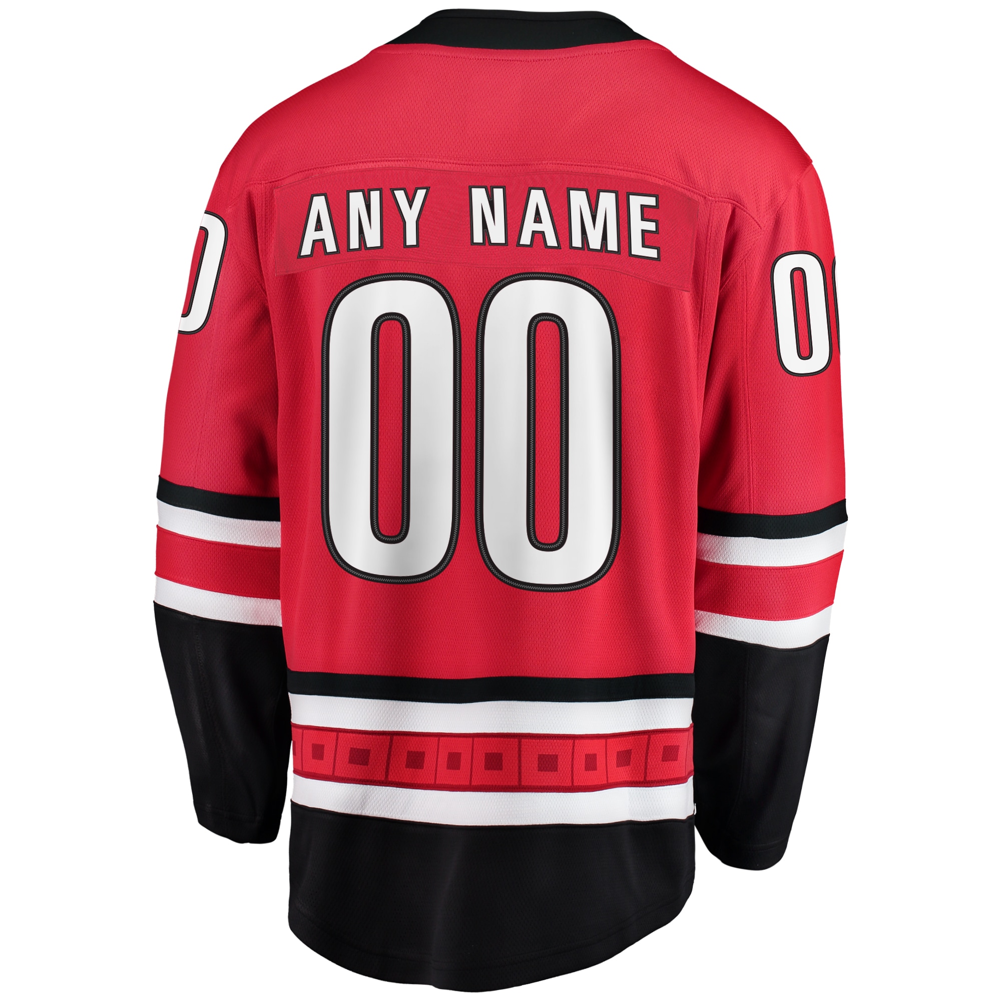 Carolina Hurricanes Red Alternate Breakaway Custom NHL Jersey Men's