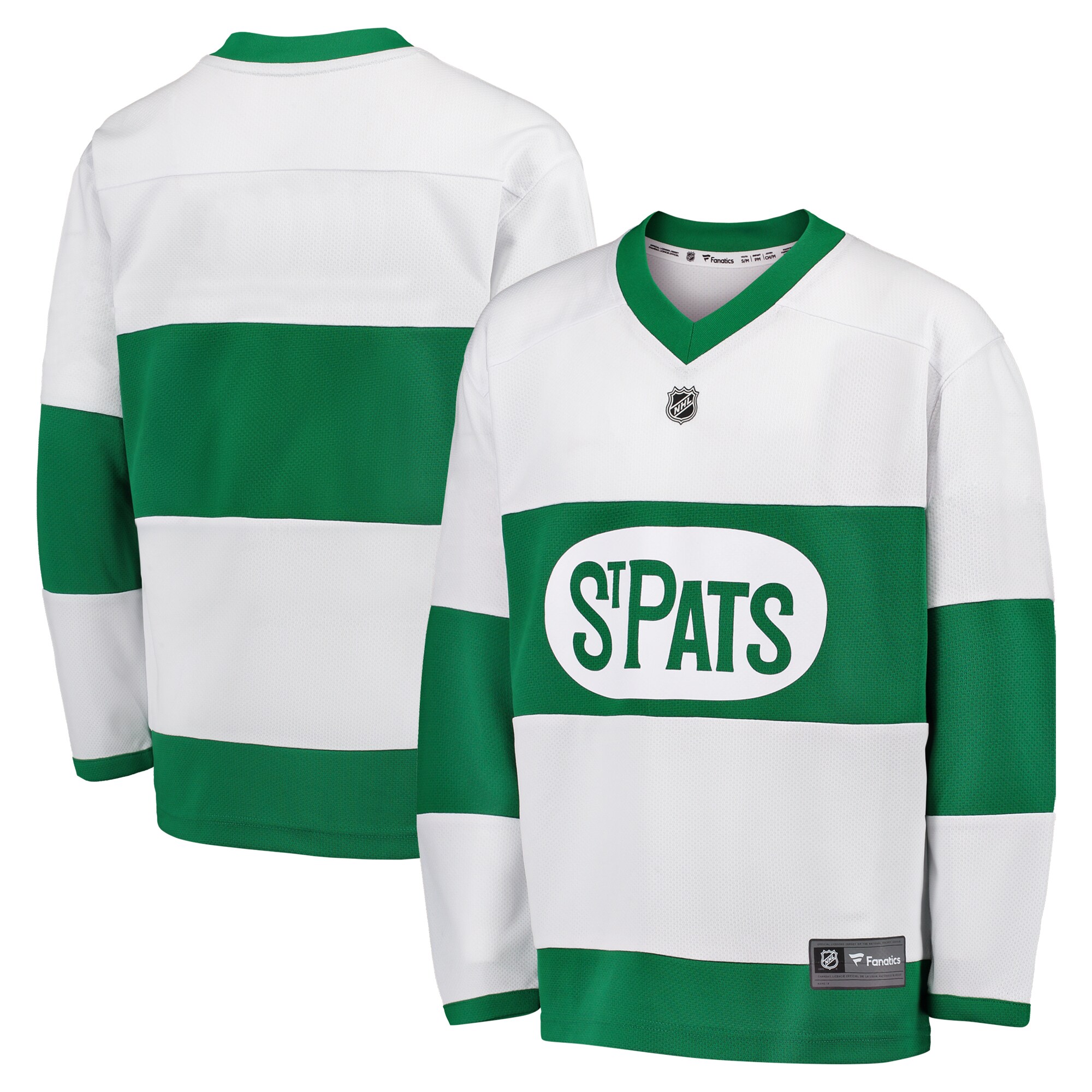 Toronto Maple Leafs White Away Blank NHL Jersey Youth