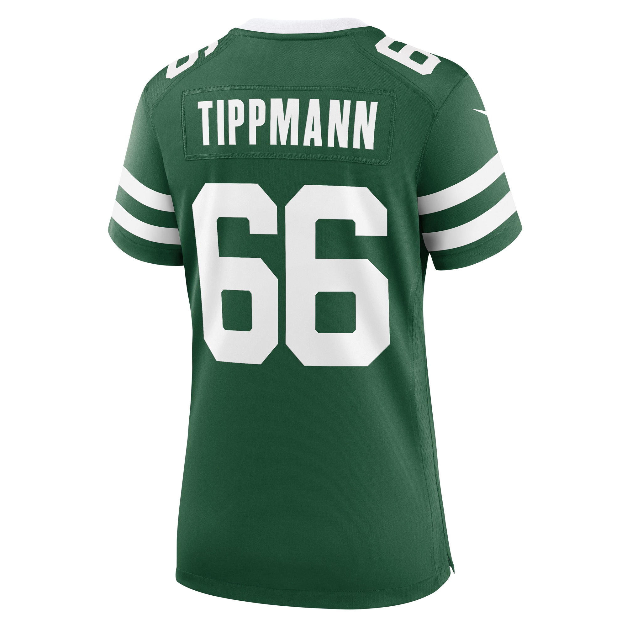 New York Jets Joe Tippmann Legacy Green Team Game NFL Jersey Women's