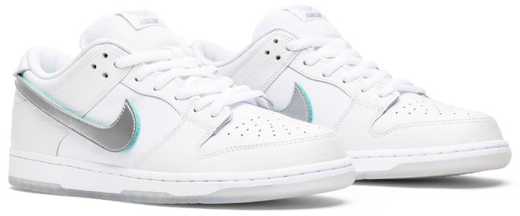 Diamond Supply Co. x Dunk Low Pro SB White Diamond BV1310-100