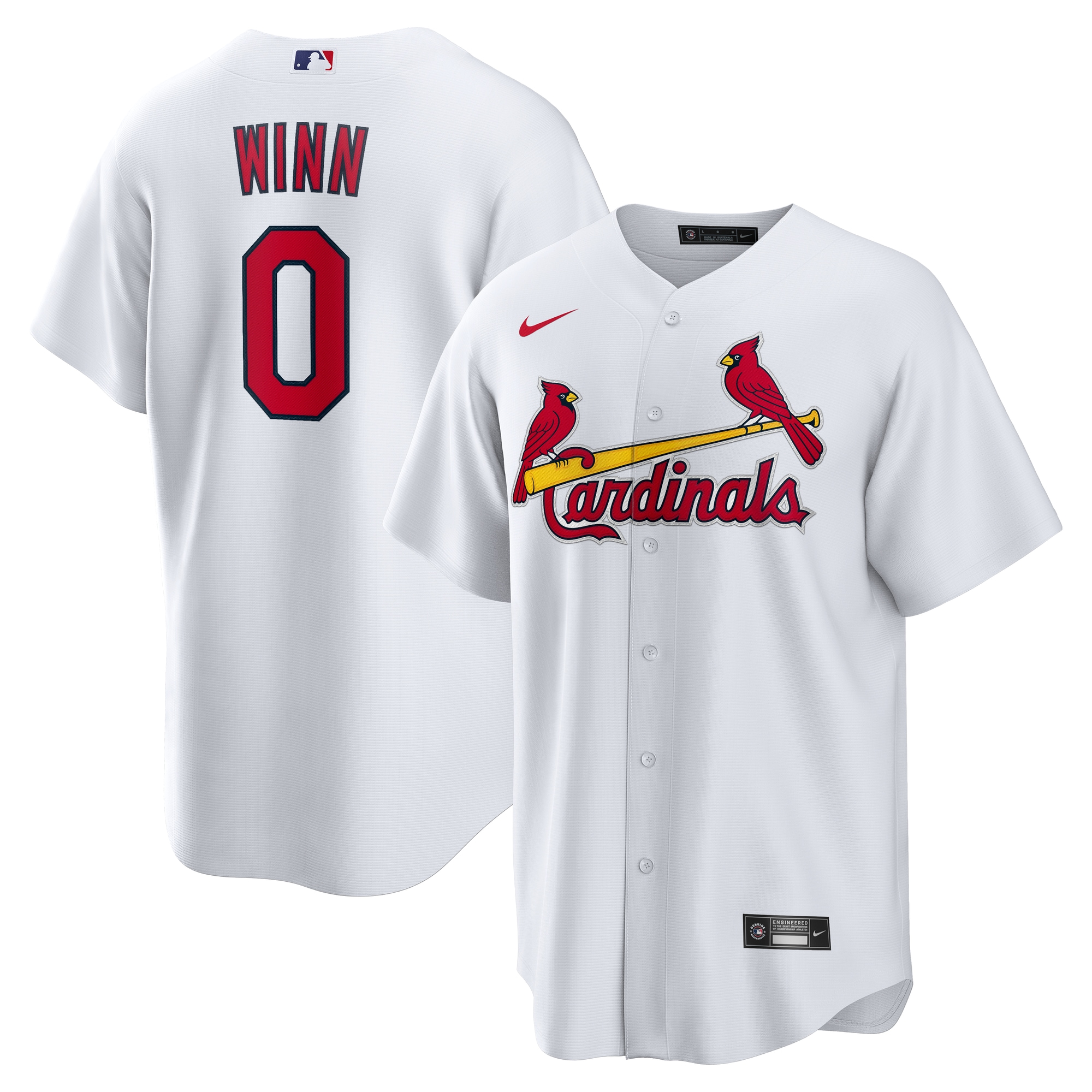 St. Louis Cardinals Masyn Winn White Home MLB Jersey Men's