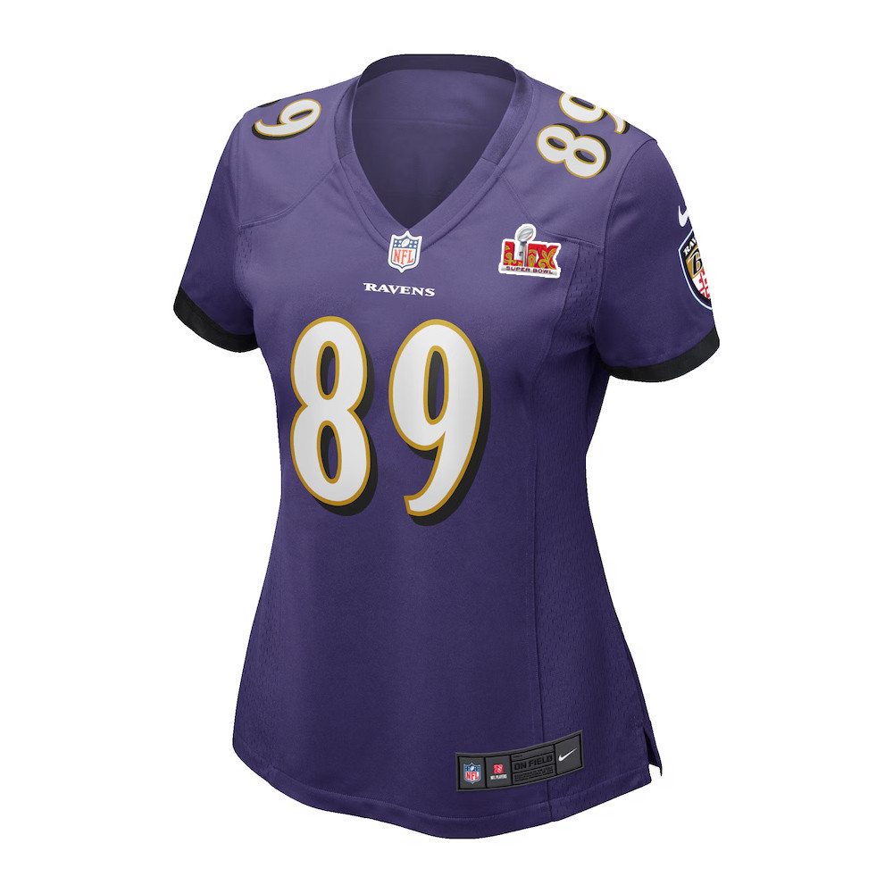 Mark Andrews #89 Baltimore Ravens Super Bowl LIX Purple NFL Jersey Women's